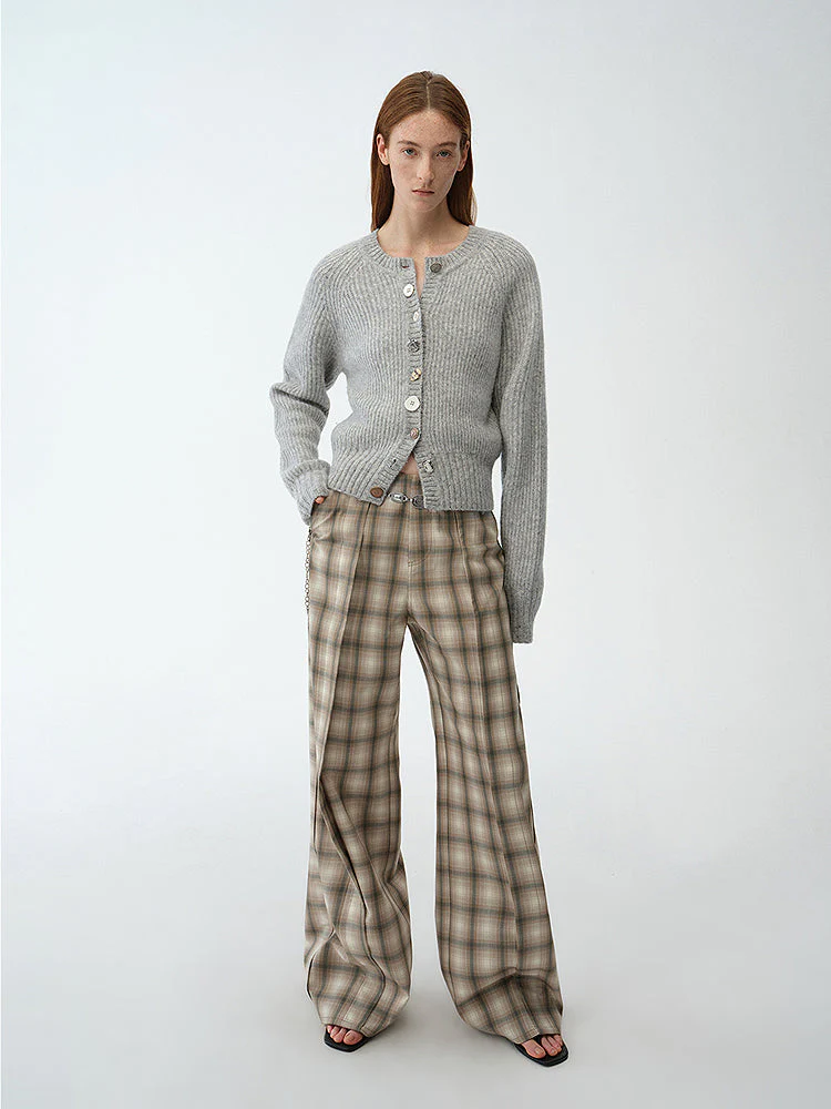 Wool & Cotton Knit Cardigan - Image 2