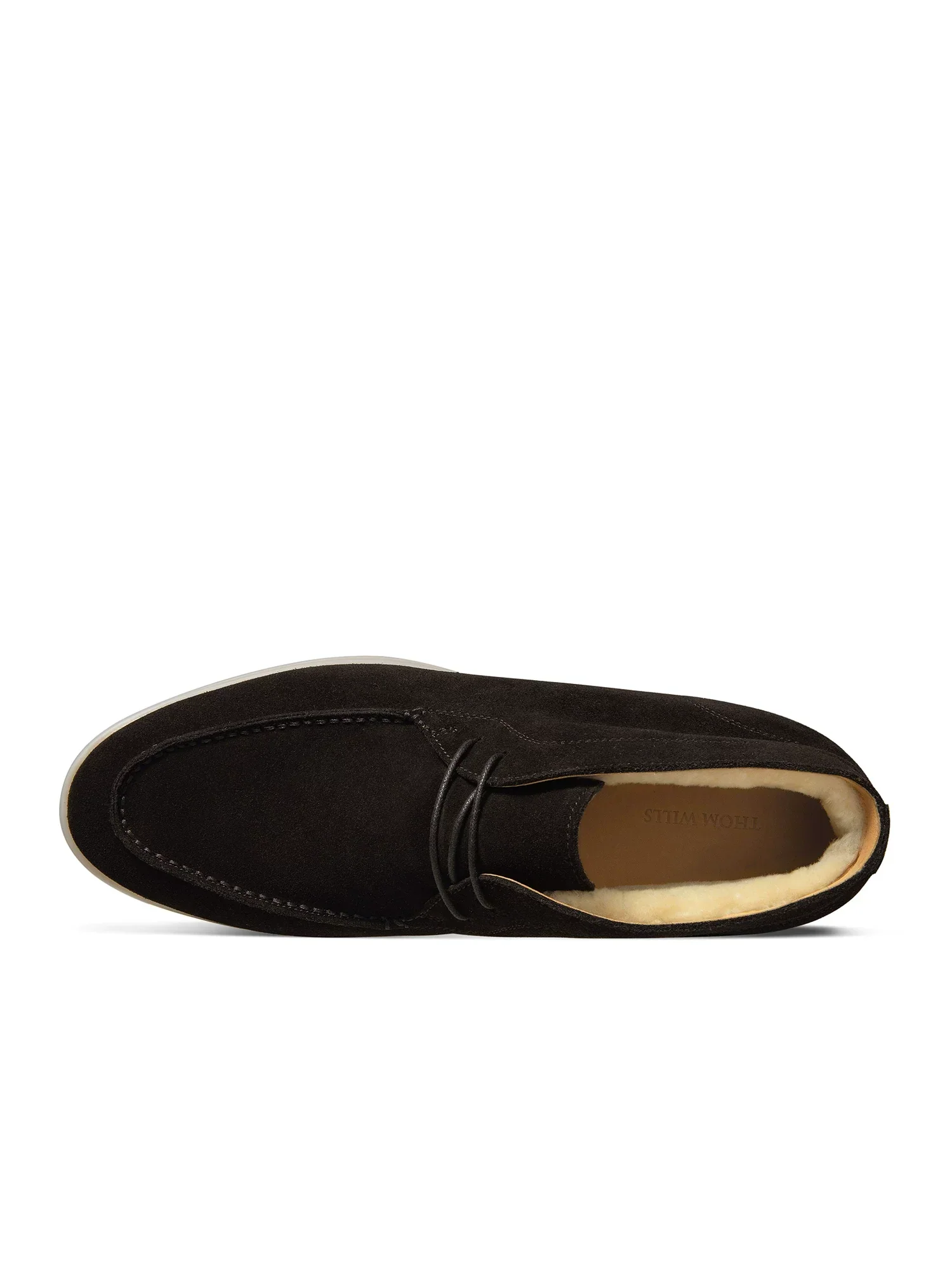 Wool-Lined Suede Desert Boots