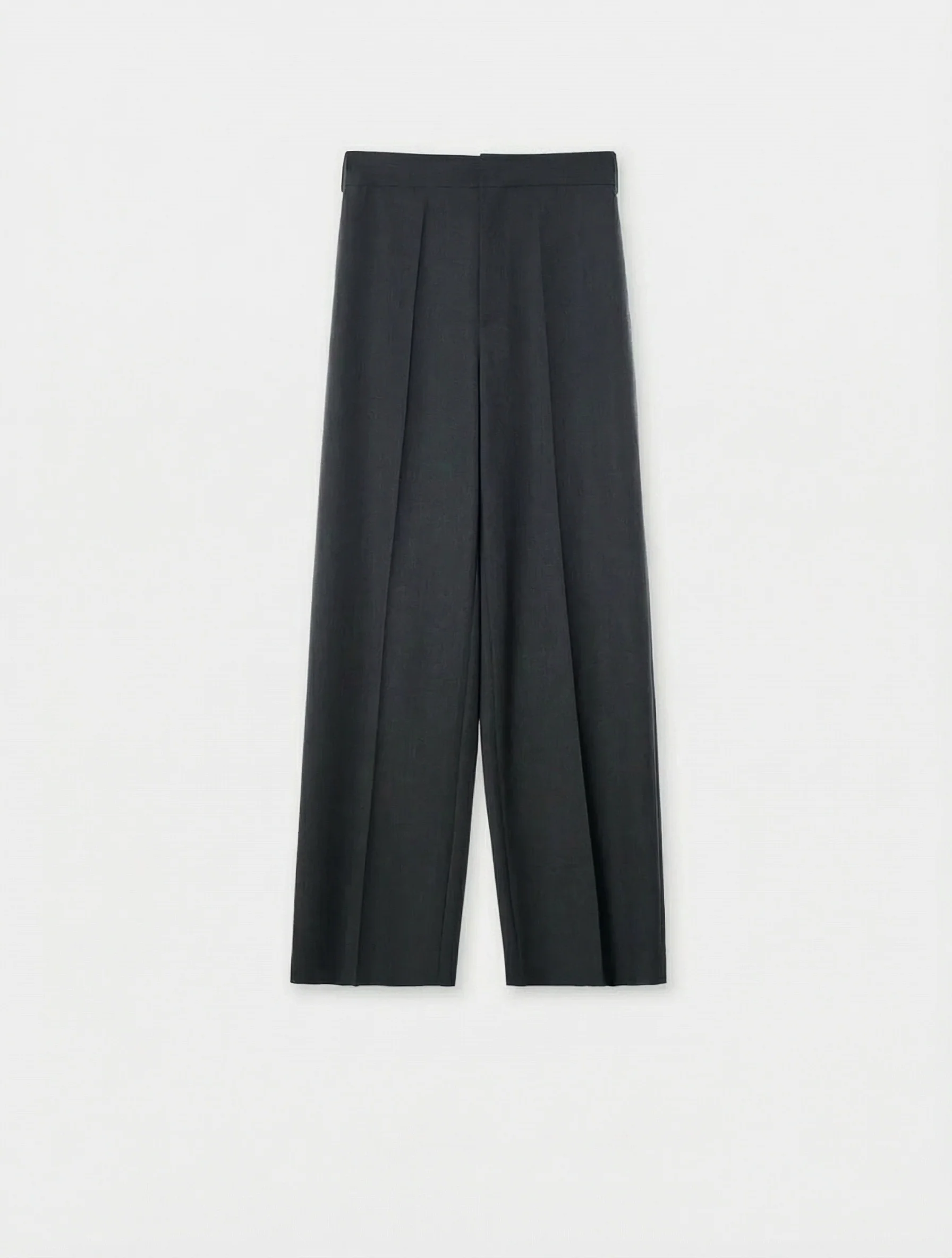 Wool Micro A-Line Skirt & Wide-Leg Trousers
