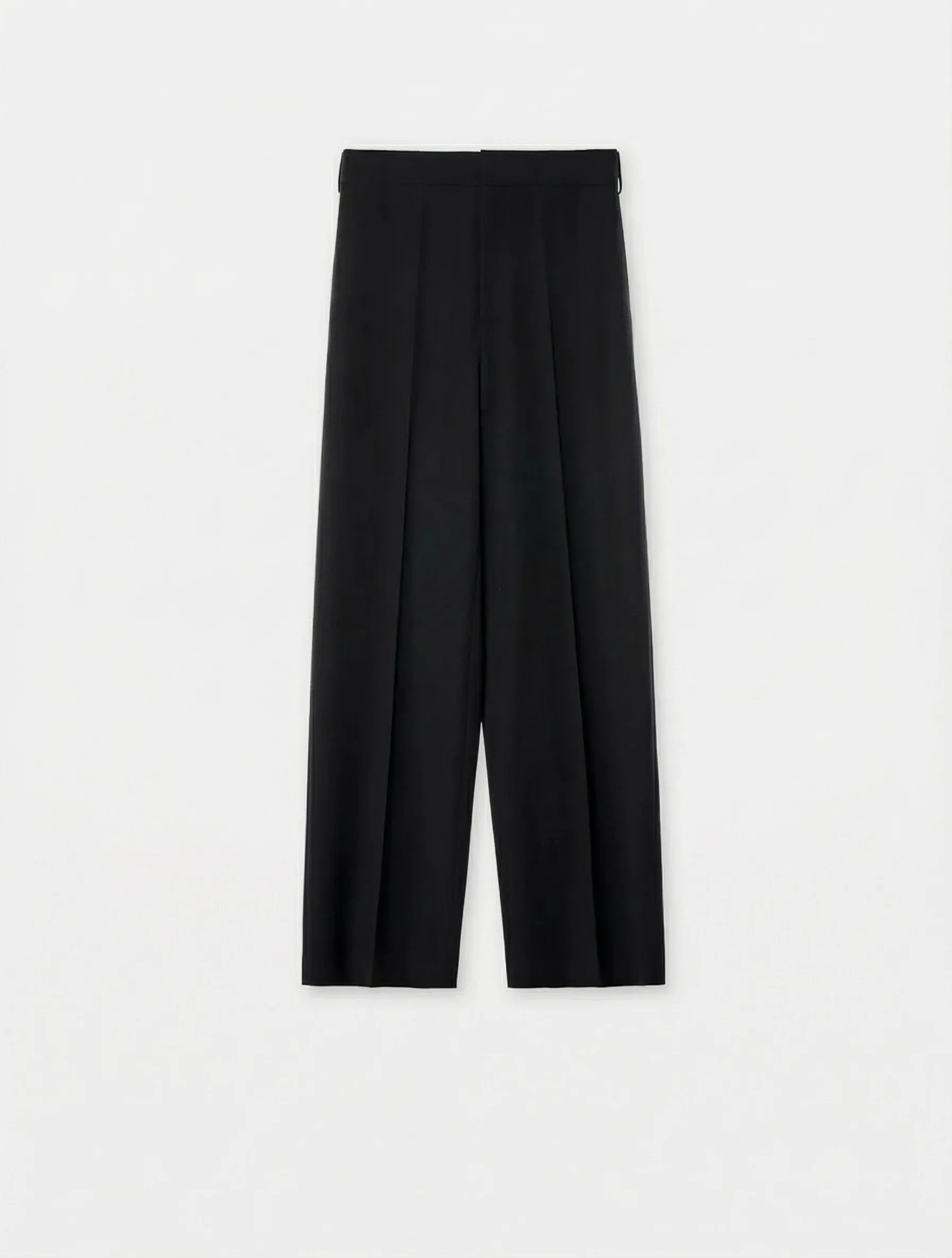 Wool Micro A-Line Skirt & Wide-Leg Trousers - Image 2