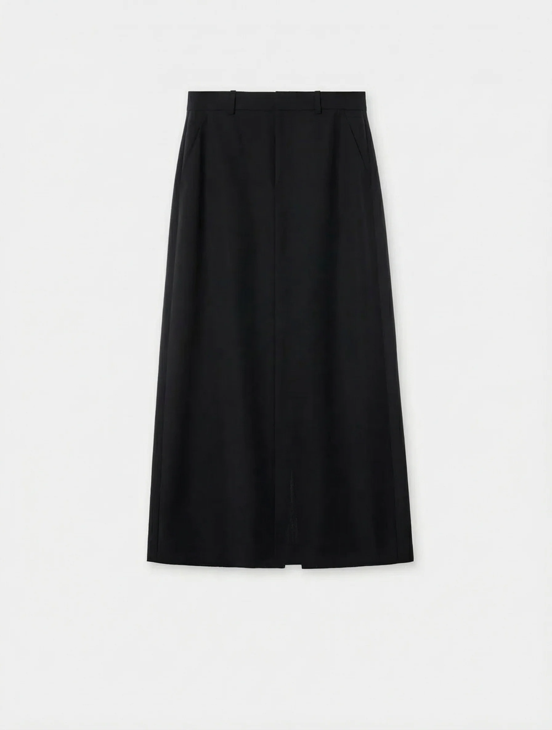 Wool Micro A-Line Skirt & Wide-Leg Trousers - Image 4