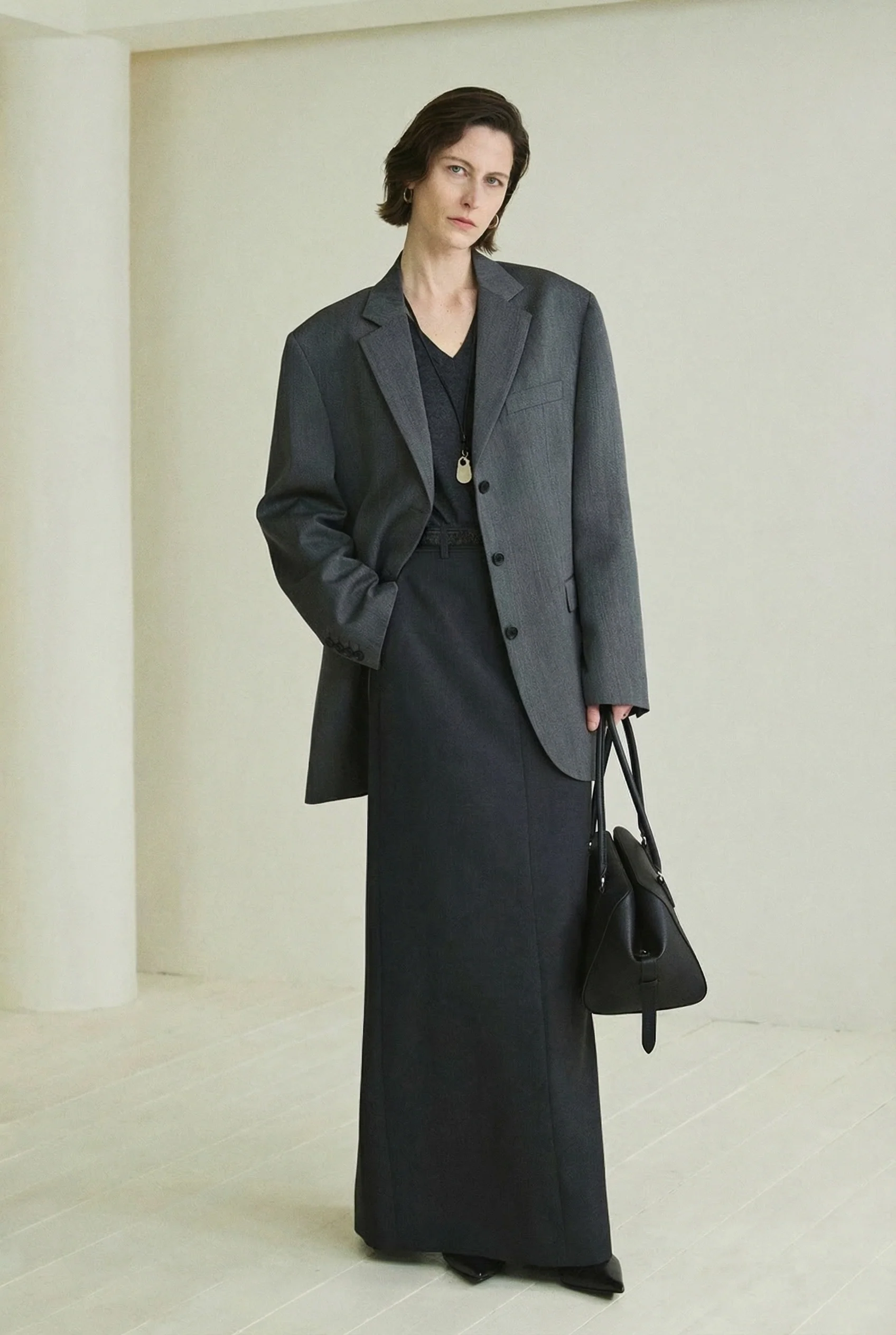 Wool Micro A-Line Skirt & Wide-Leg Trousers - Image 8
