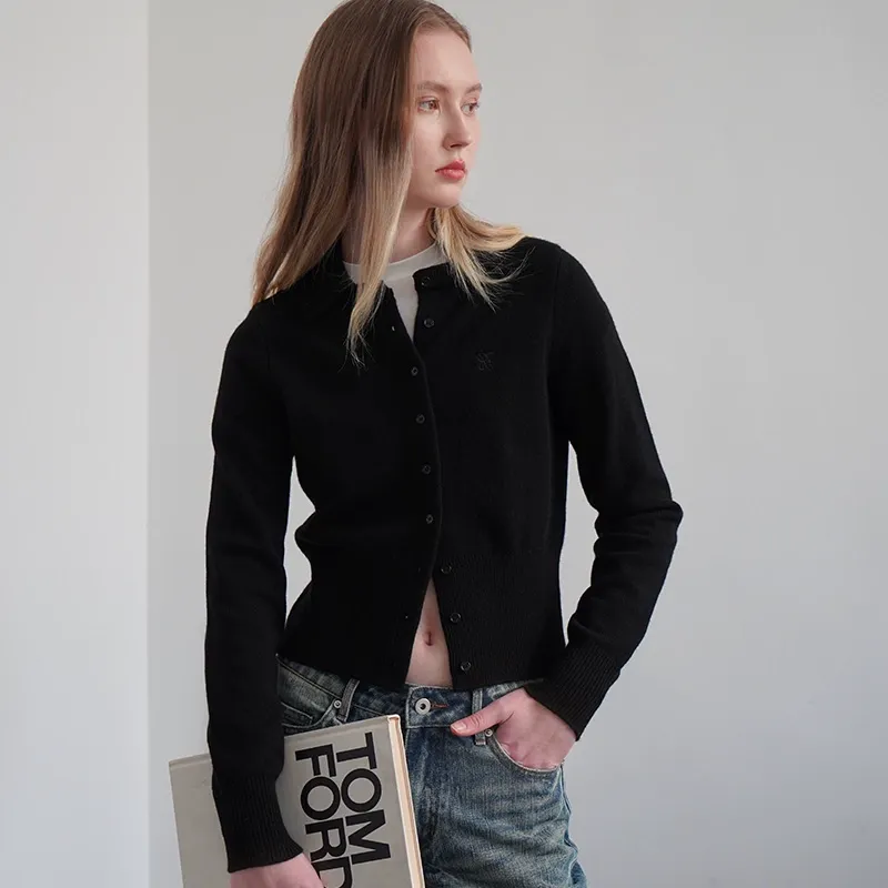 Wool Polo Cardigan - Image 7
