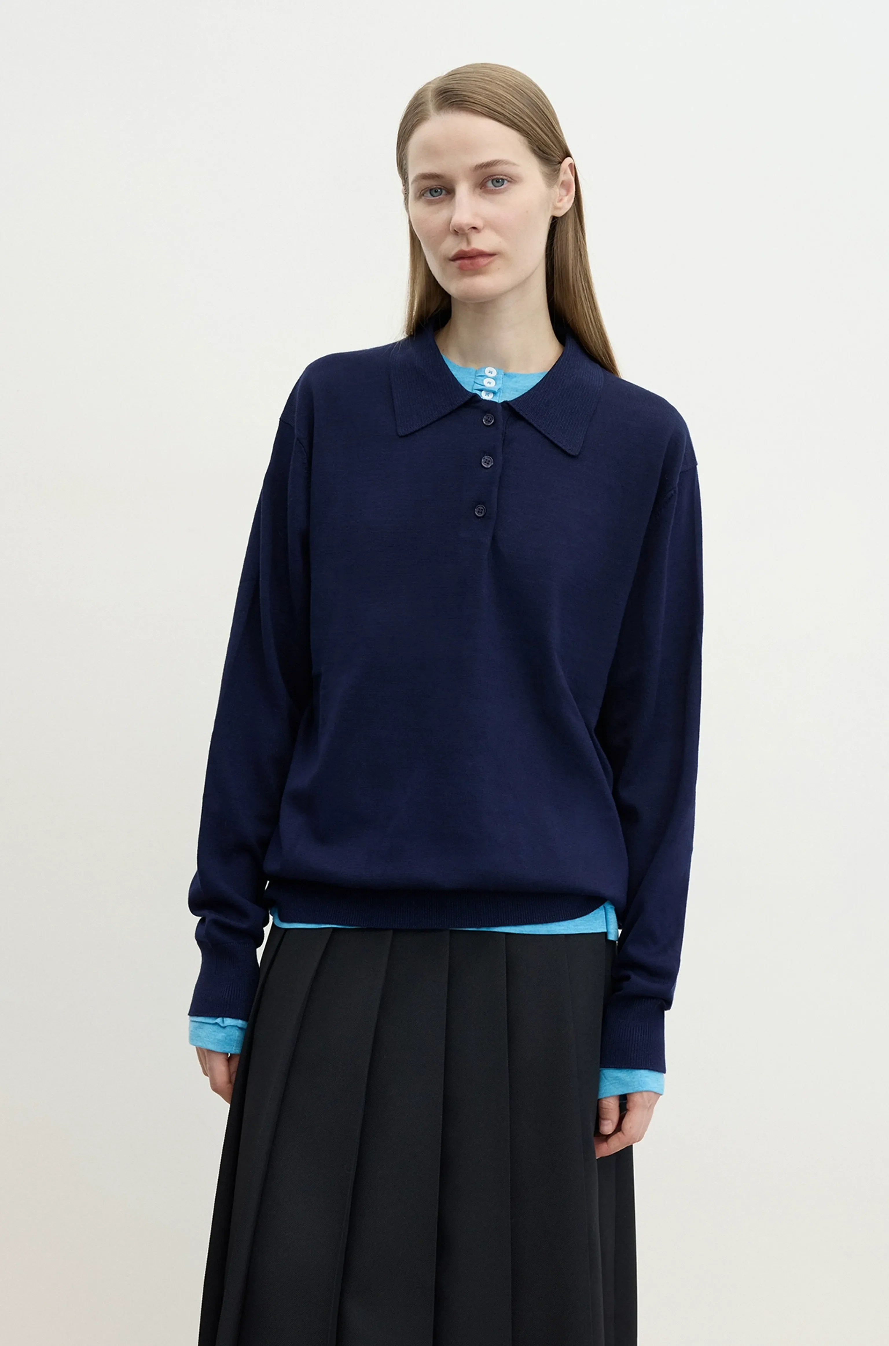 Wool Polo Sweater - Image 5