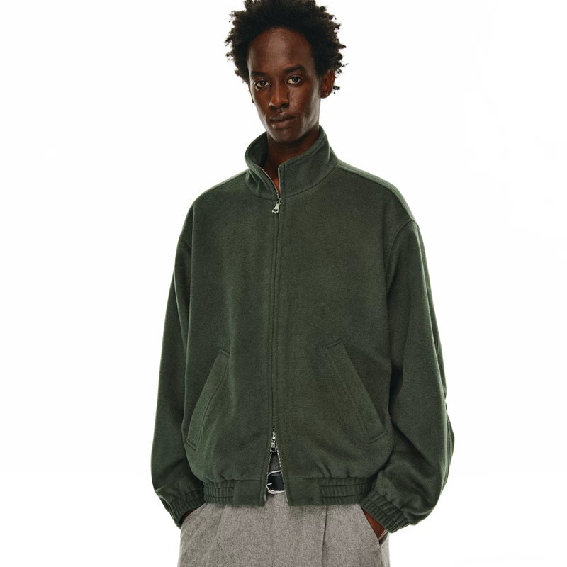Wool Stand-Collar Zip Jacket - Image 6