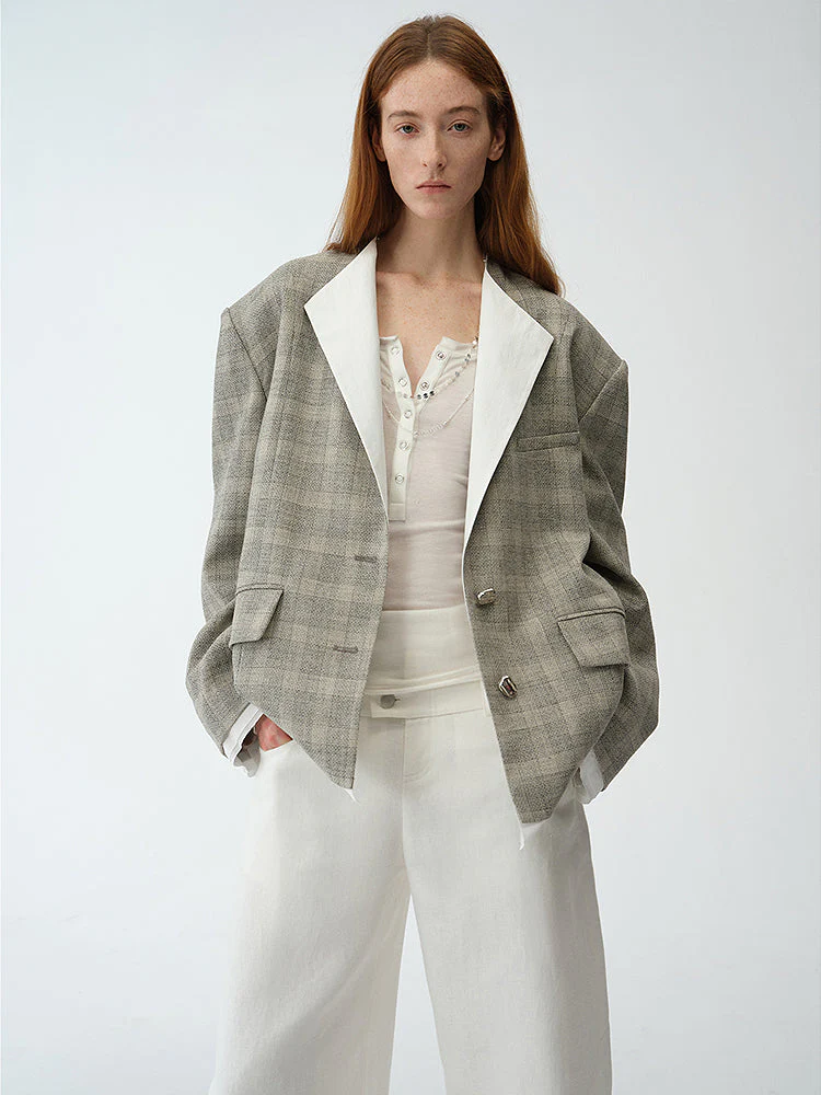 Wool Suit Jacket - Image 3