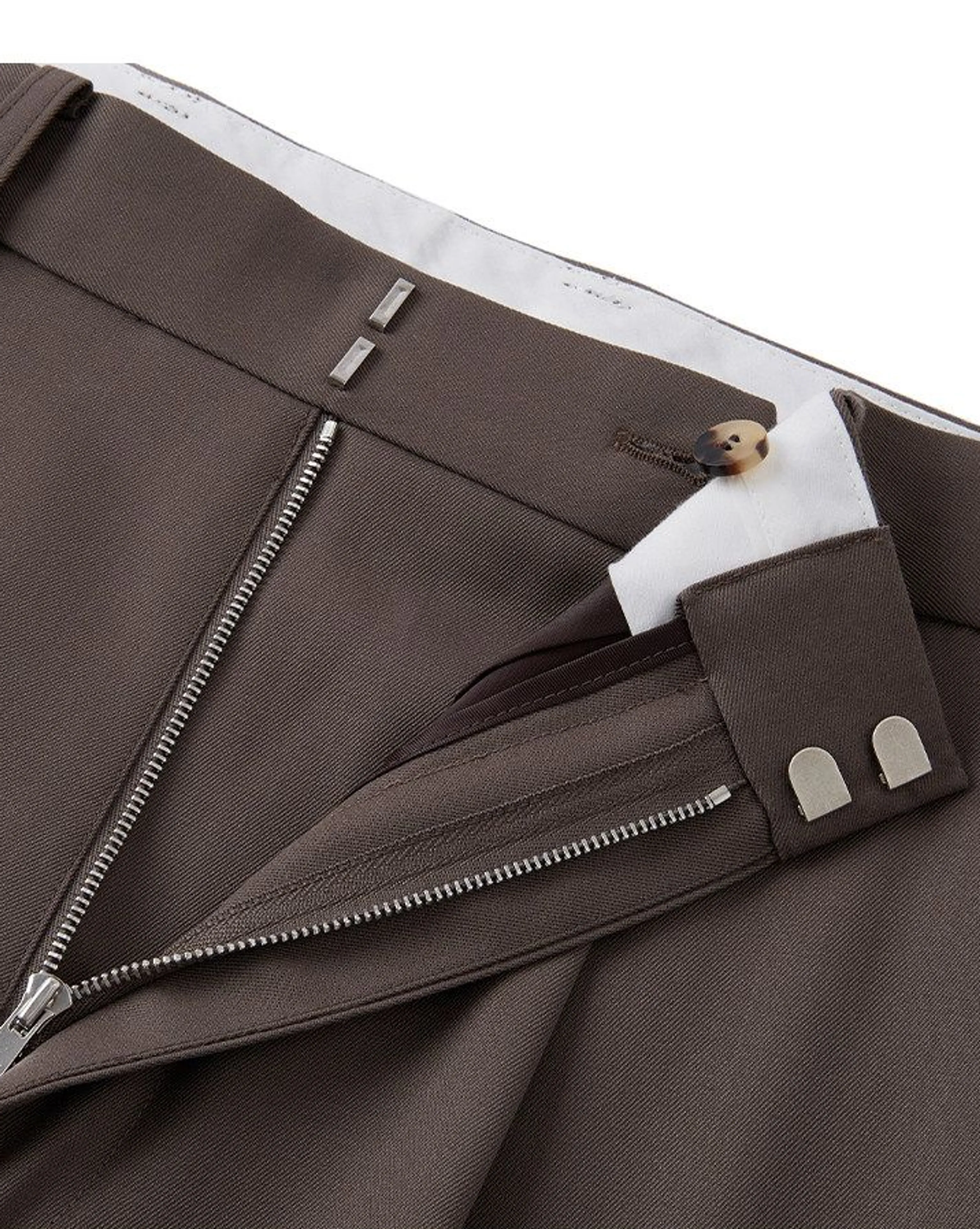 Wool Wide-Leg Trousers - Image 4
