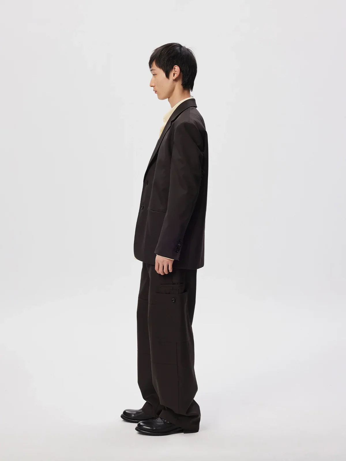 Worsted Wool Cargo Trousers - Image 2