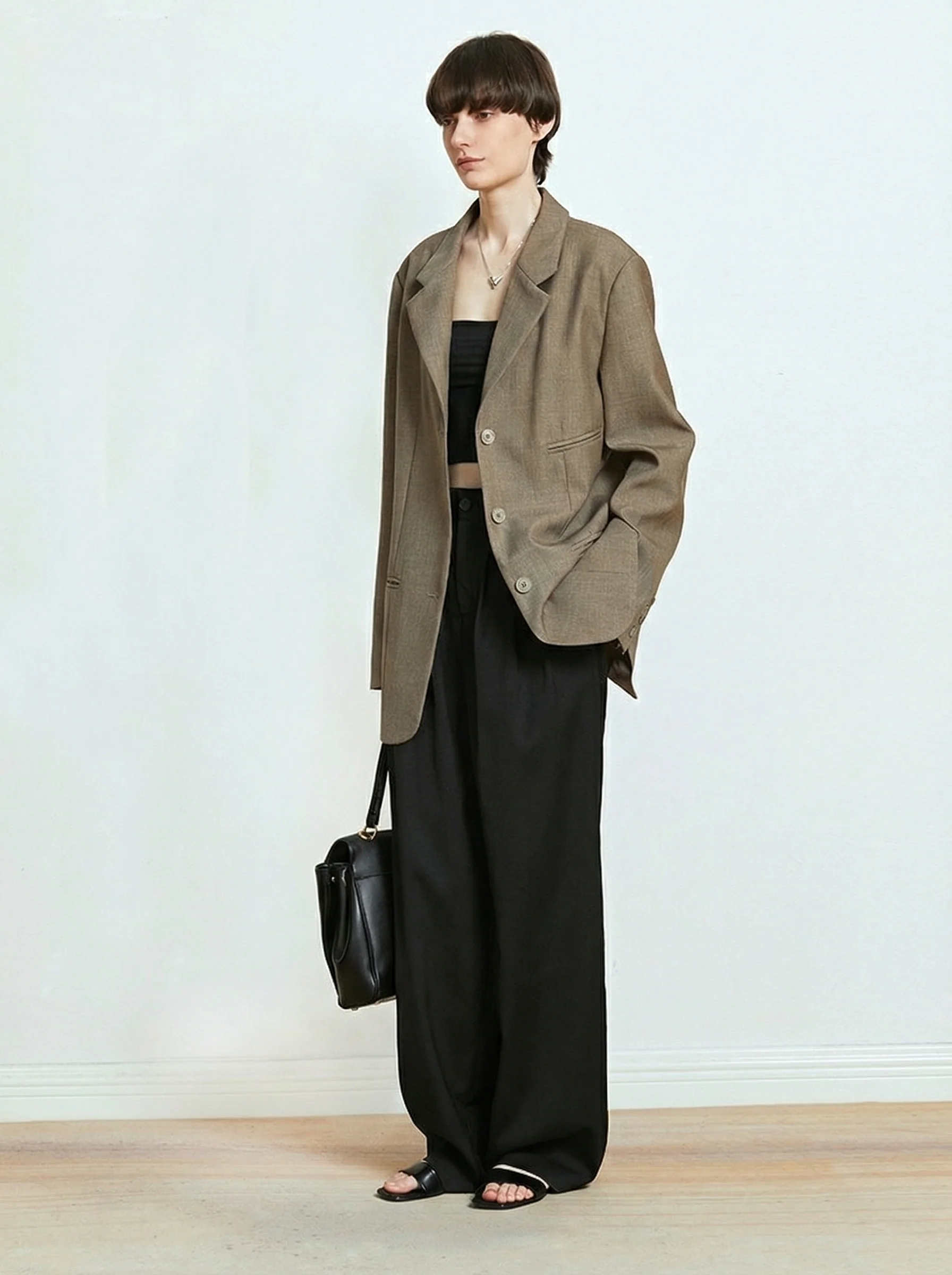 Worsted Wool Single-Breasted Blazer - Image 5