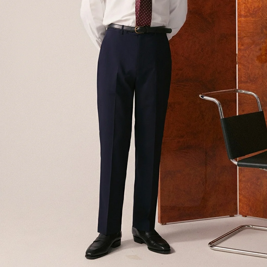 Worsted Wool Trousers - Image 8