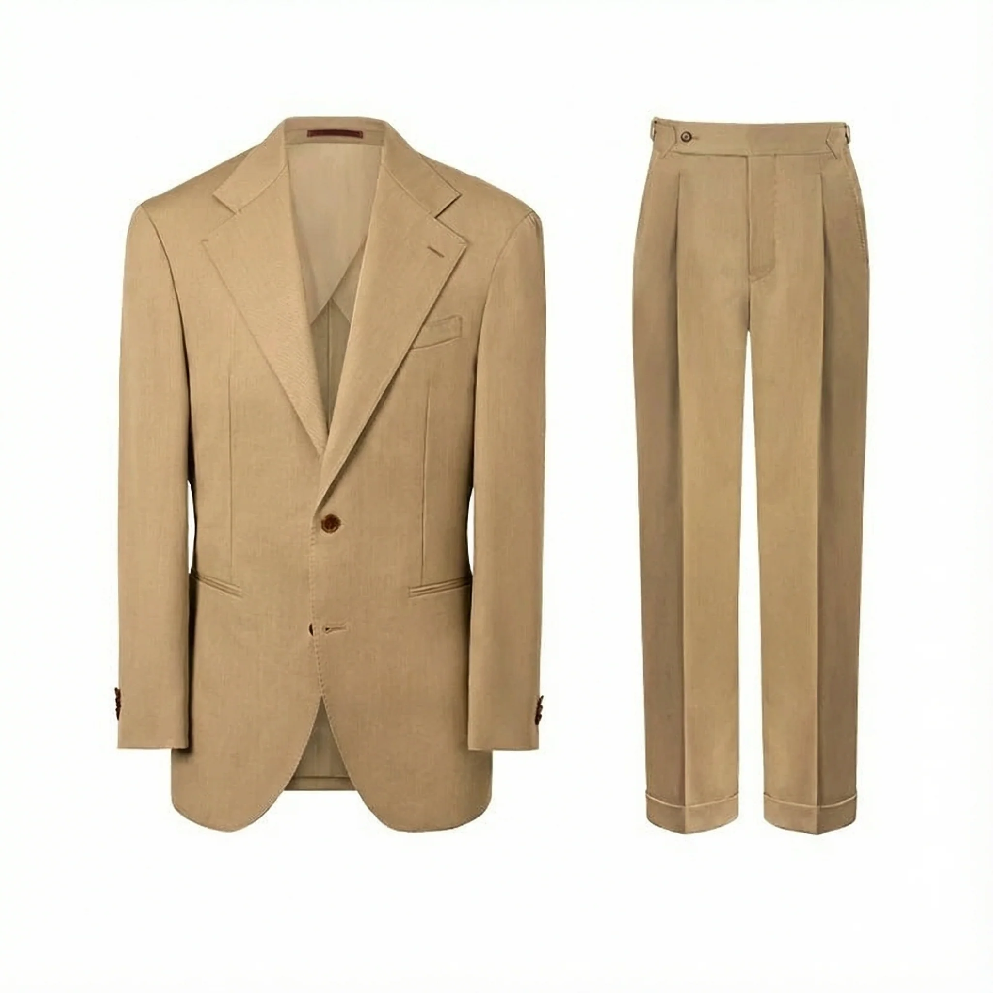 Worsted Wool Twill Suit - Image 10