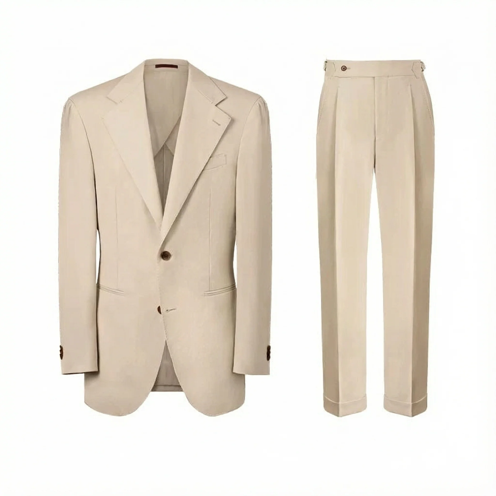Worsted Wool Twill Suit - Image 2