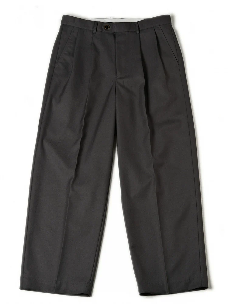 Worsted Wool Wide-Leg Trousers - Image 5