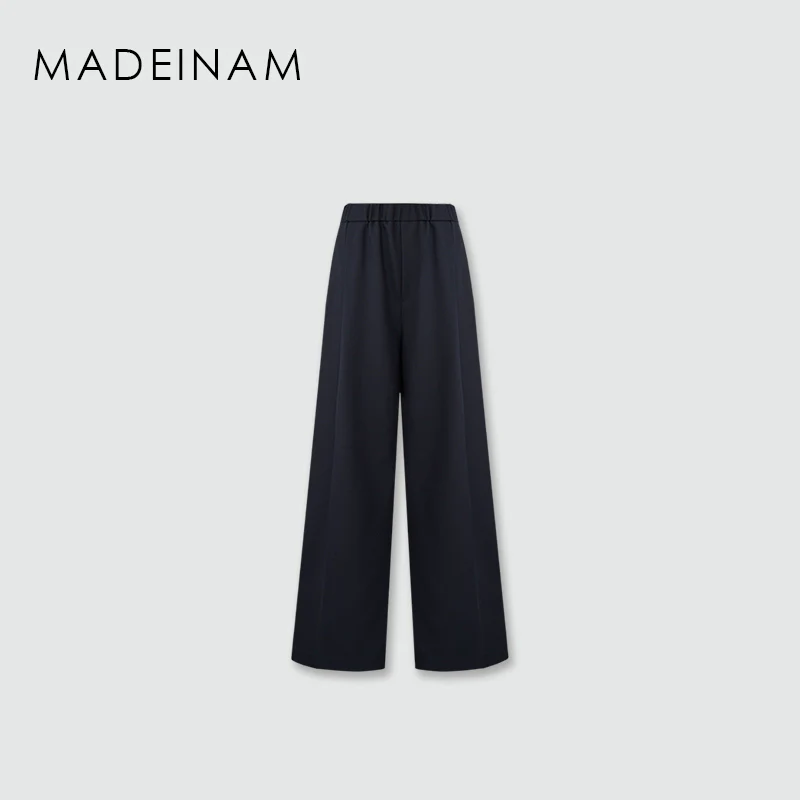 Worsted Wool Wide-Leg Trousers - Image 6
