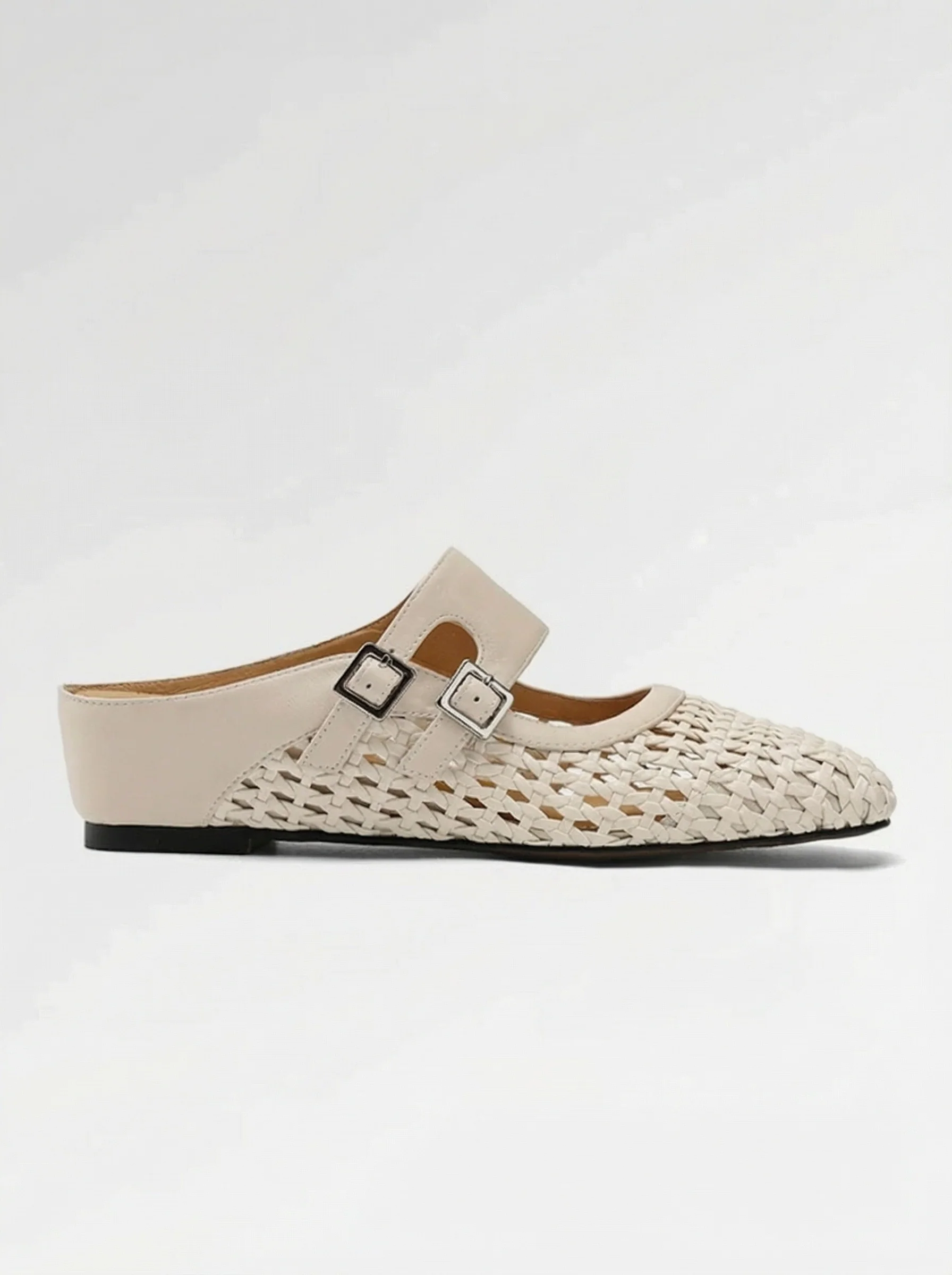 Woven Double-Buckle Mules - Image 7