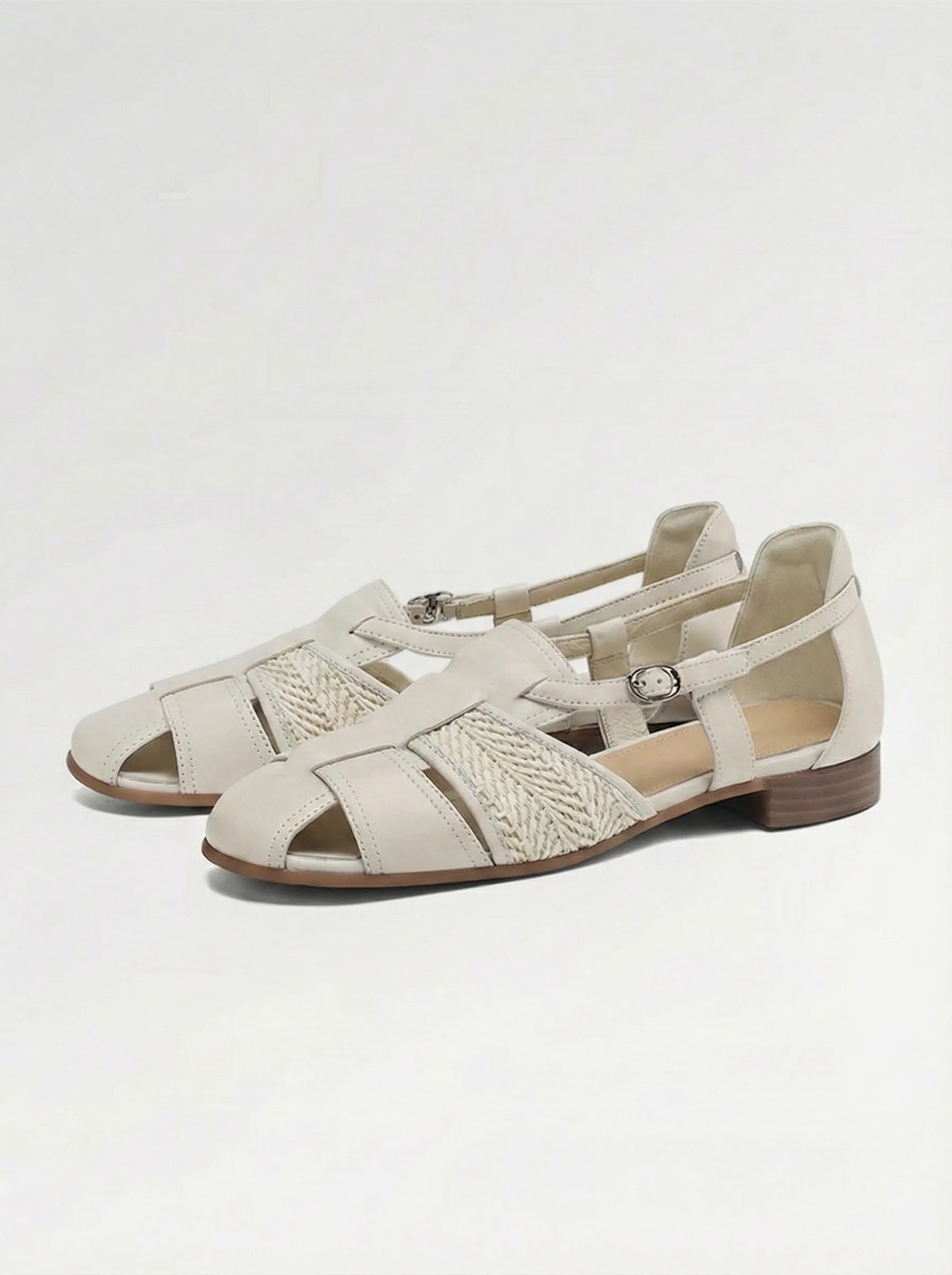 Woven Fisherman Buckle Sandals - Image 7