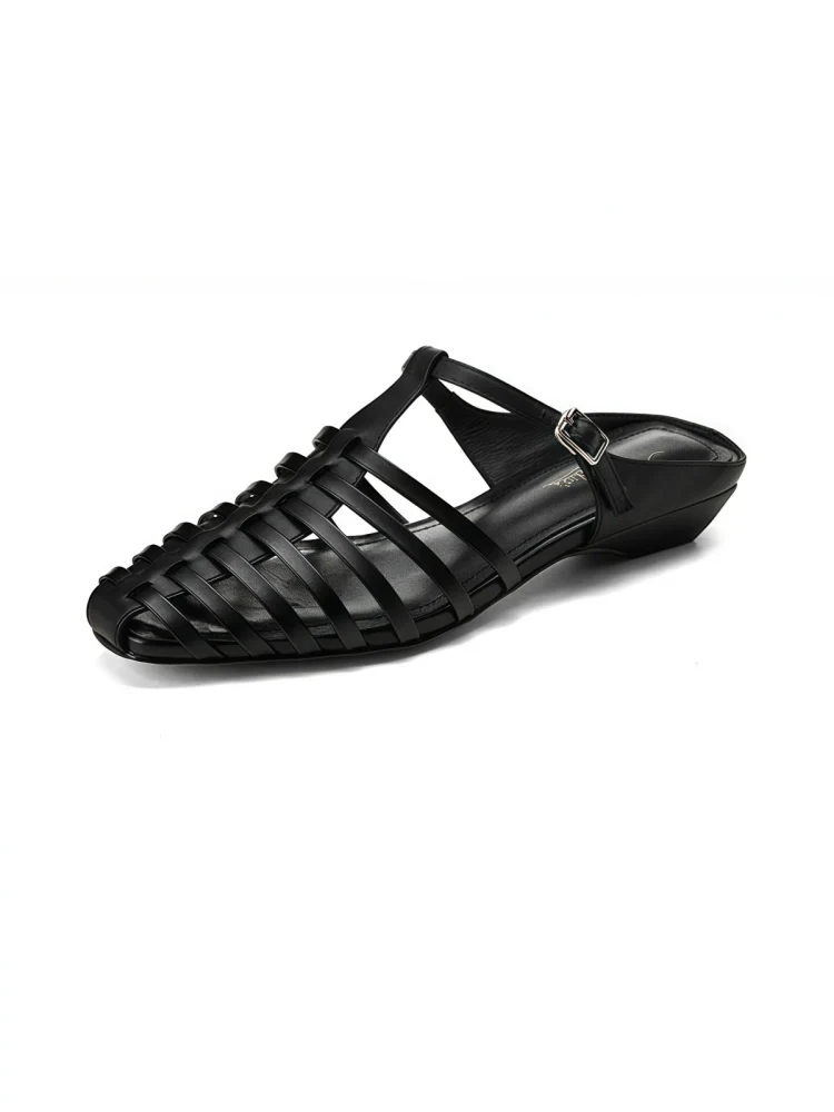 Woven Fisherman Slingback Sandals - Image 2