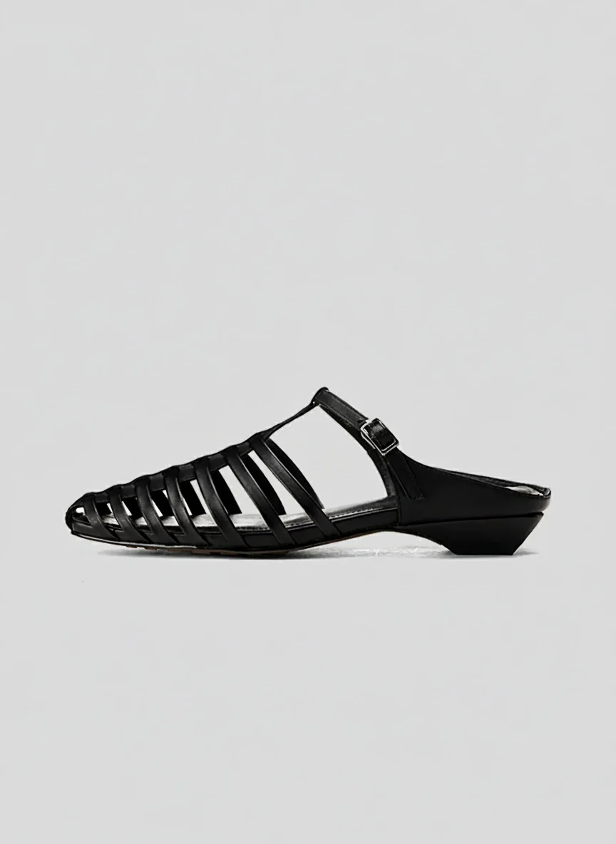 Woven Fisherman Slingback Sandals - Image 3