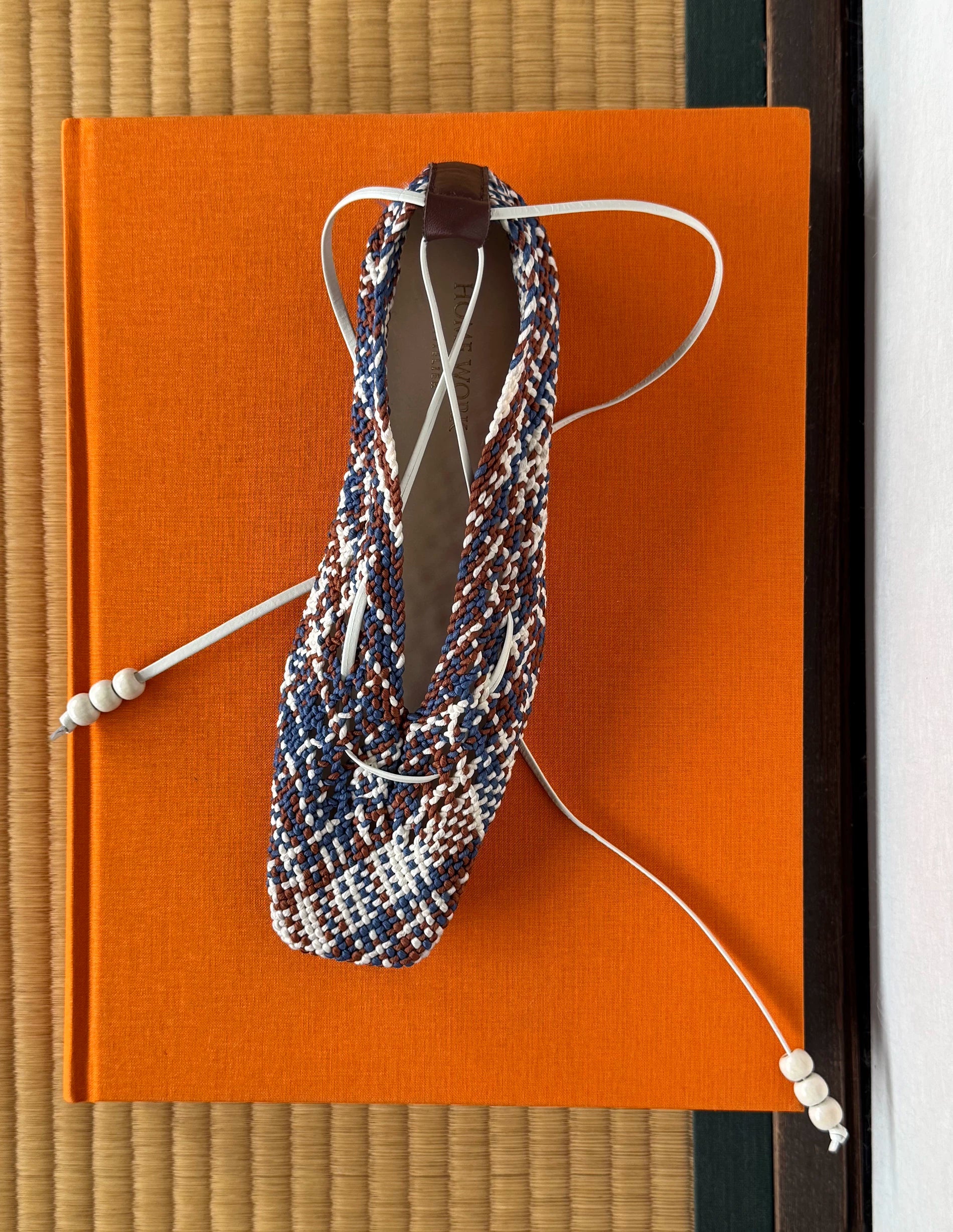 Woven Lace-Up Flats - Image 6