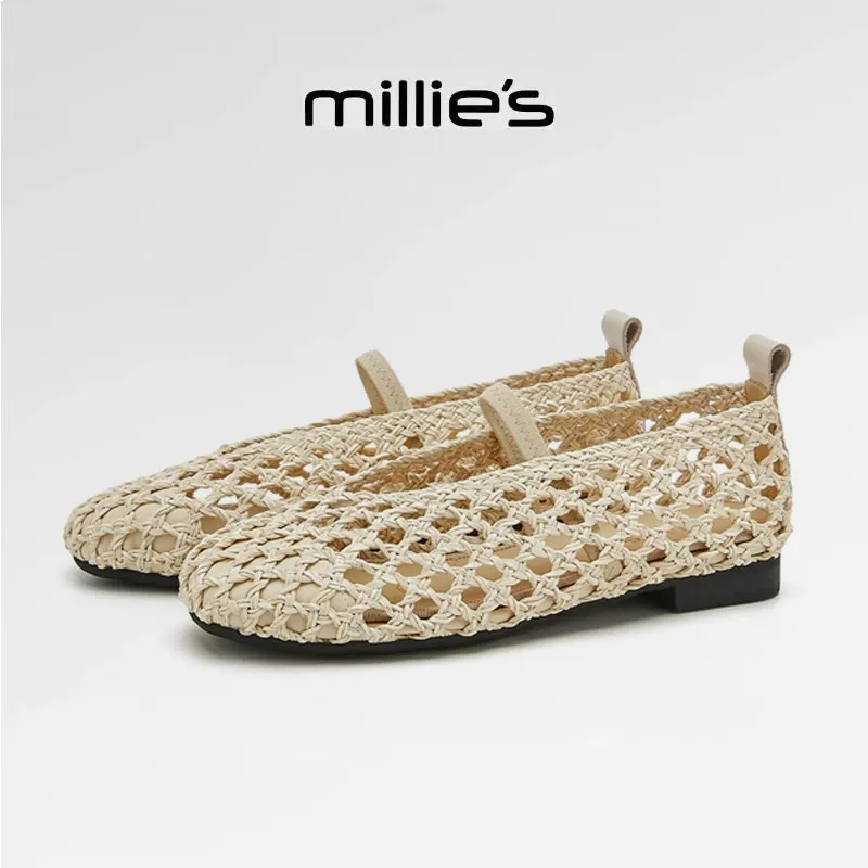 Woven Lattice Mary Jane Flat - Image 4