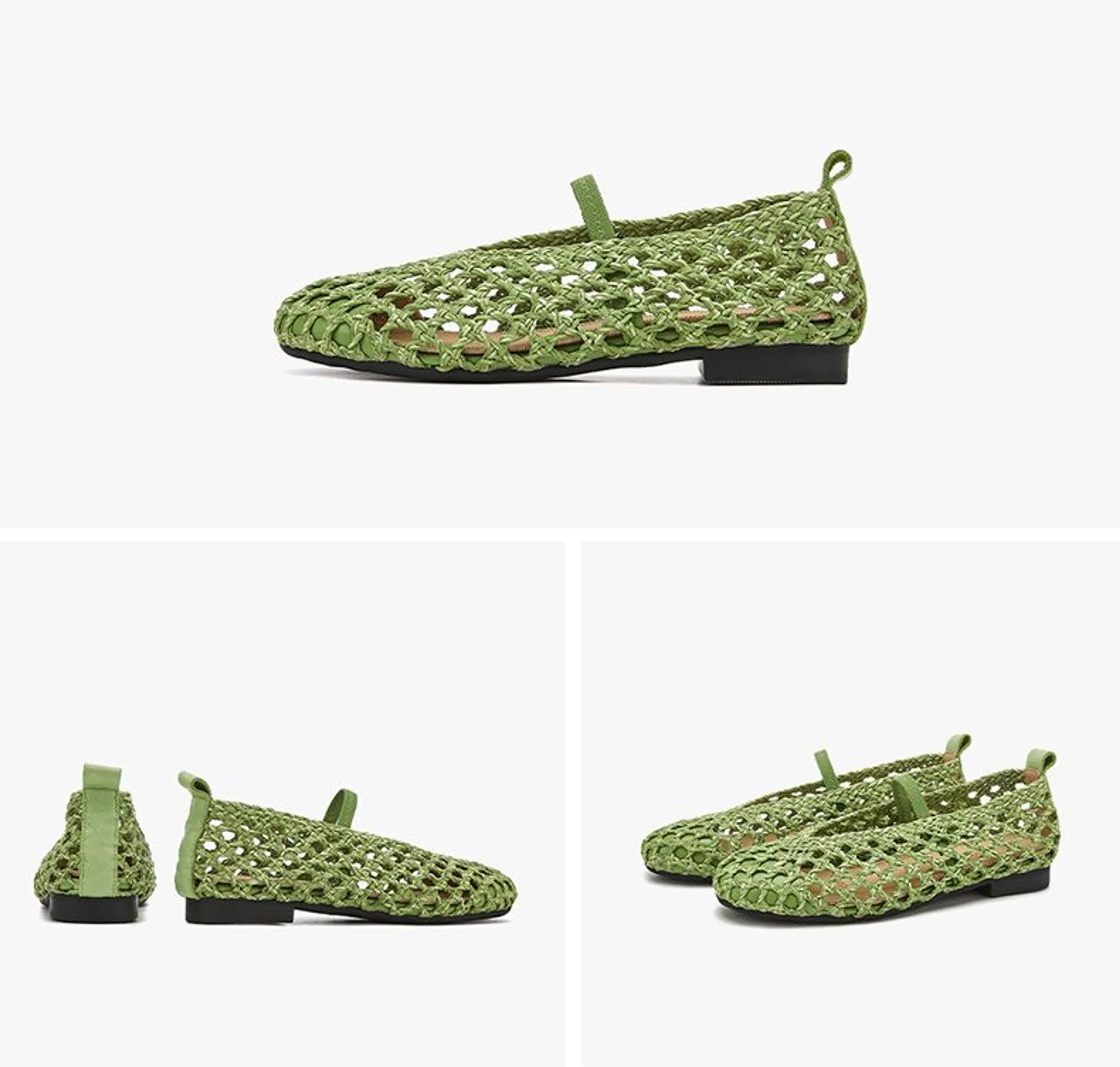 Woven Lattice Mary Jane Flat - Image 9