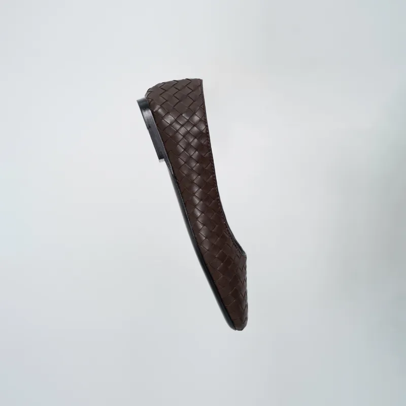 Woven Leather Ballet Flats - Image 7