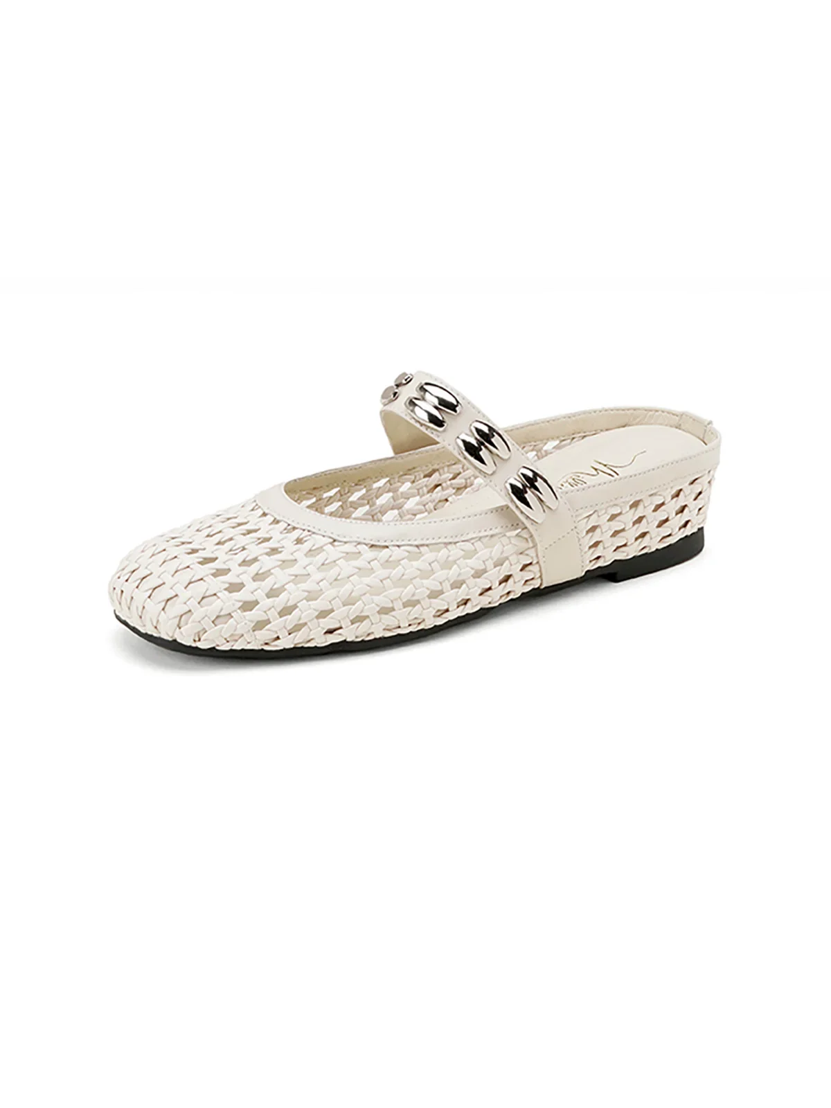 Woven Mary Jane Mules - Image 2