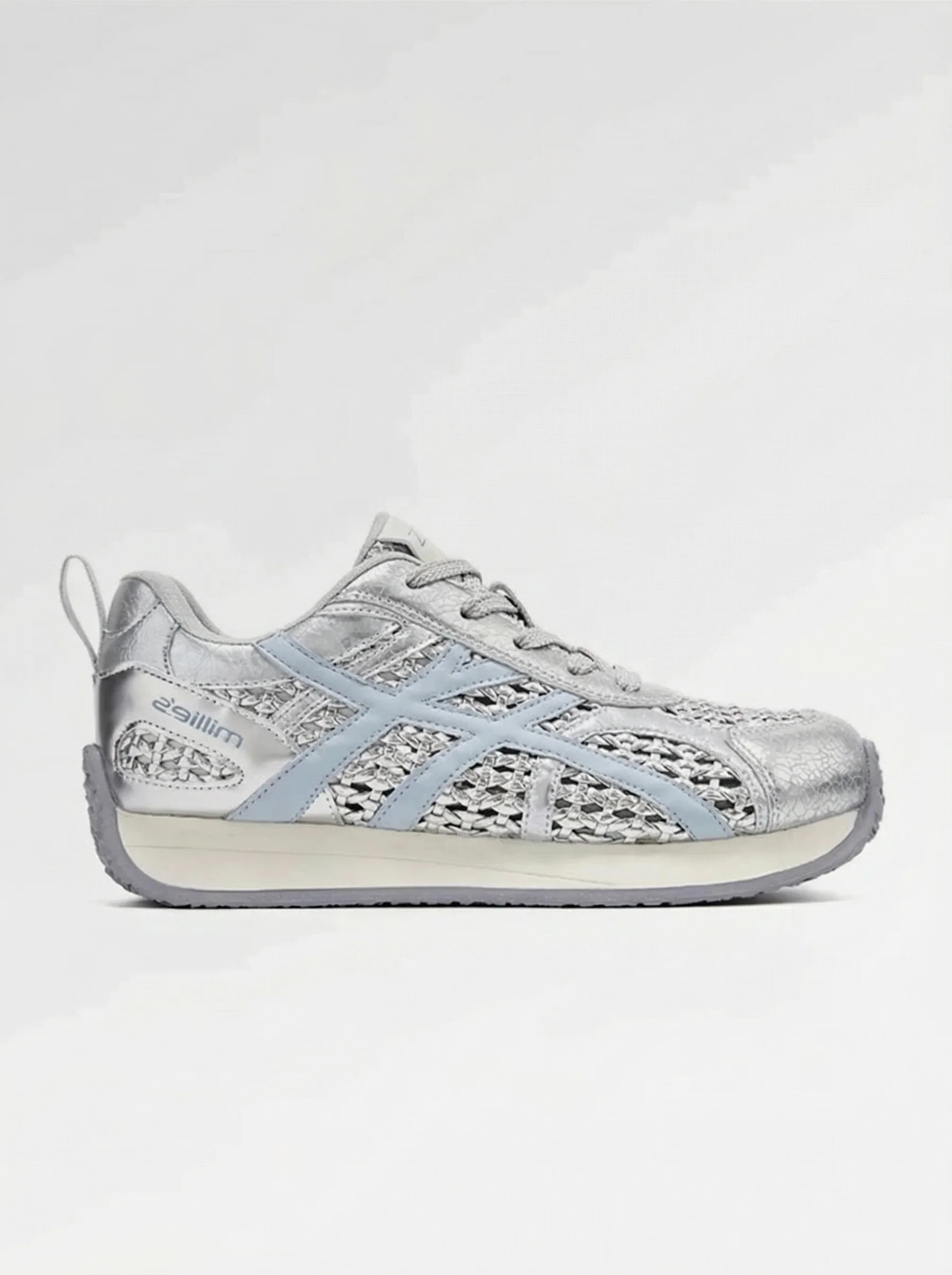 Woven Mesh Low-Top Sneakers - Image 5