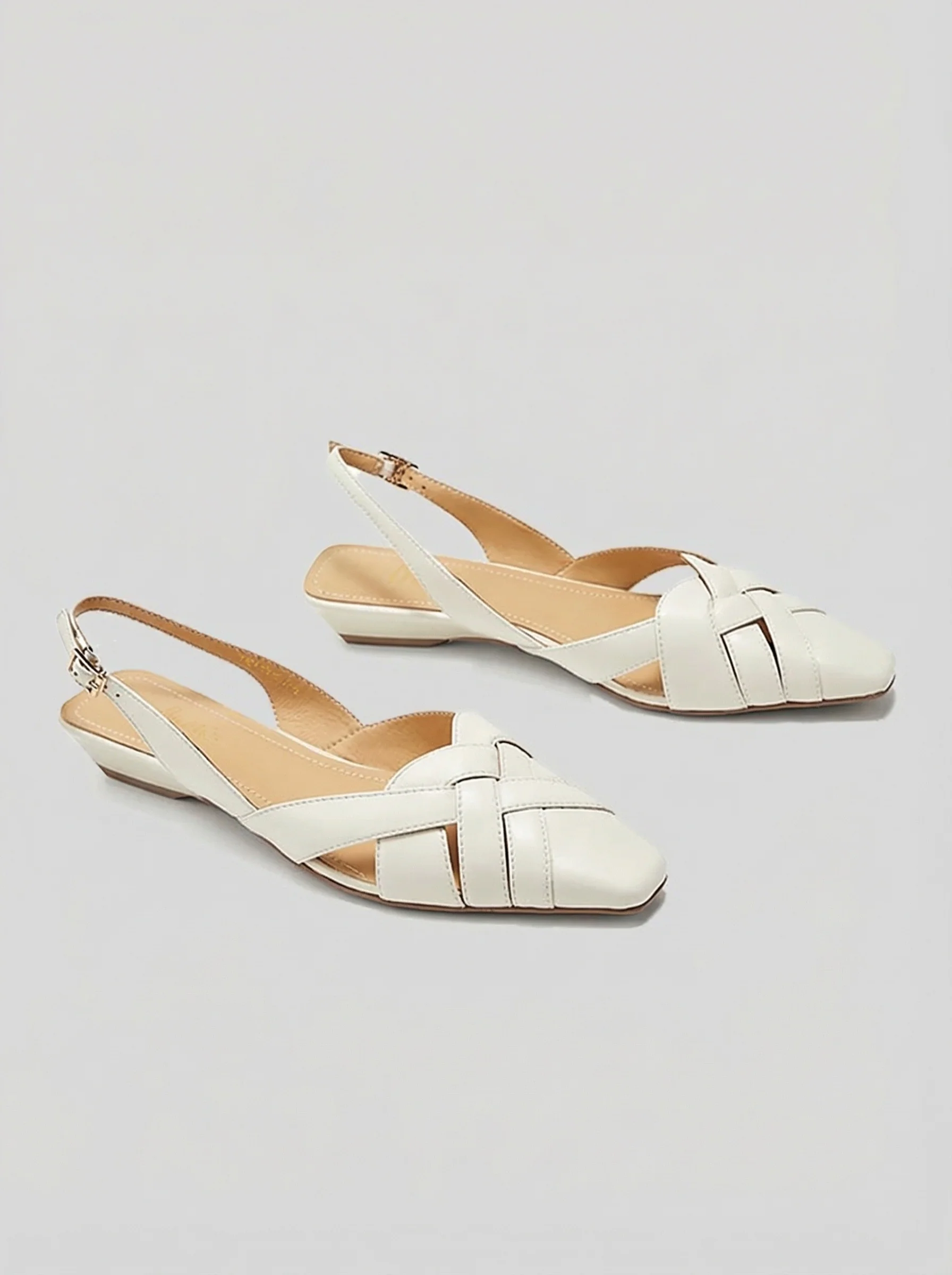 Woven Slingback Flats - Image 4