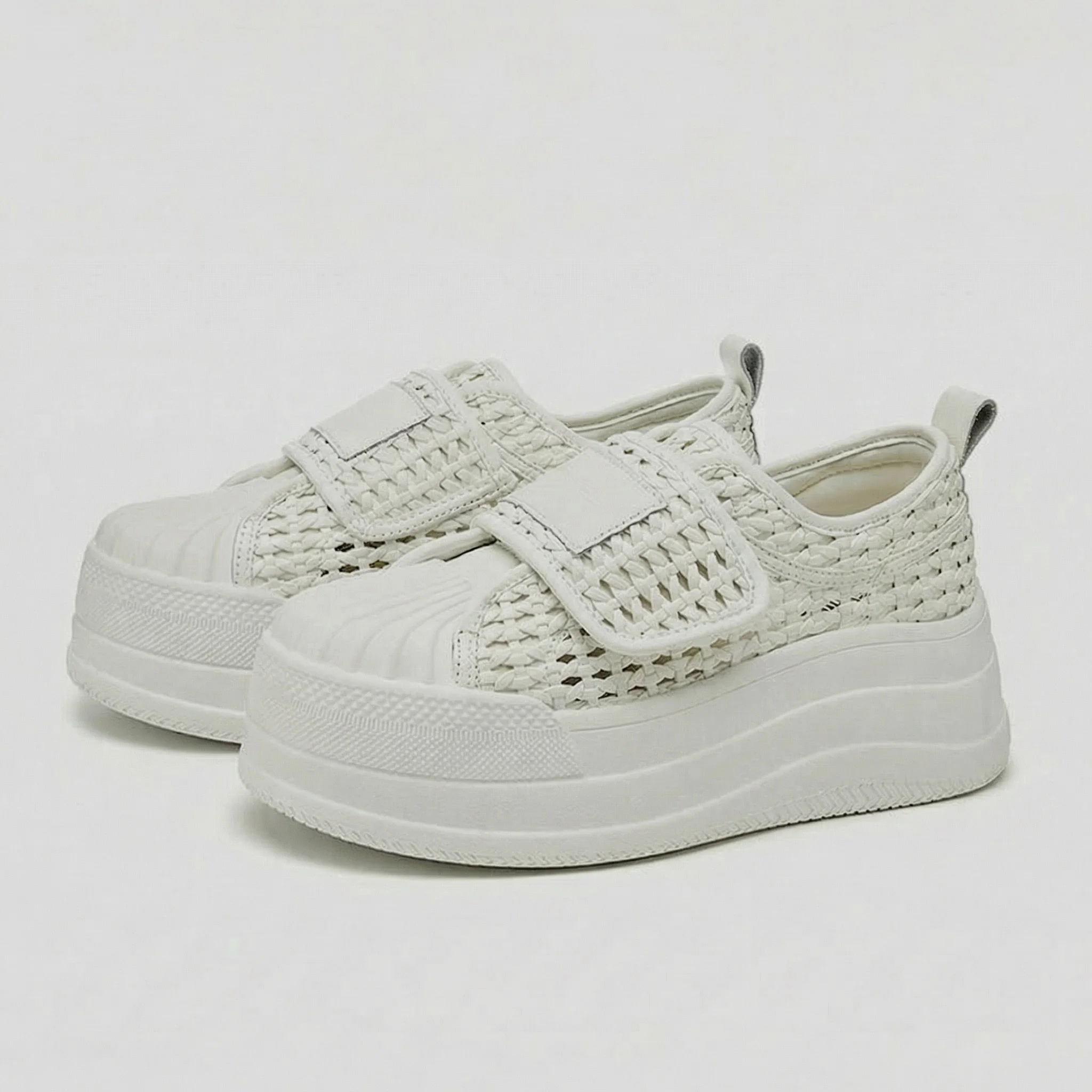 Woven Strap Platform Sneakers - Image 7
