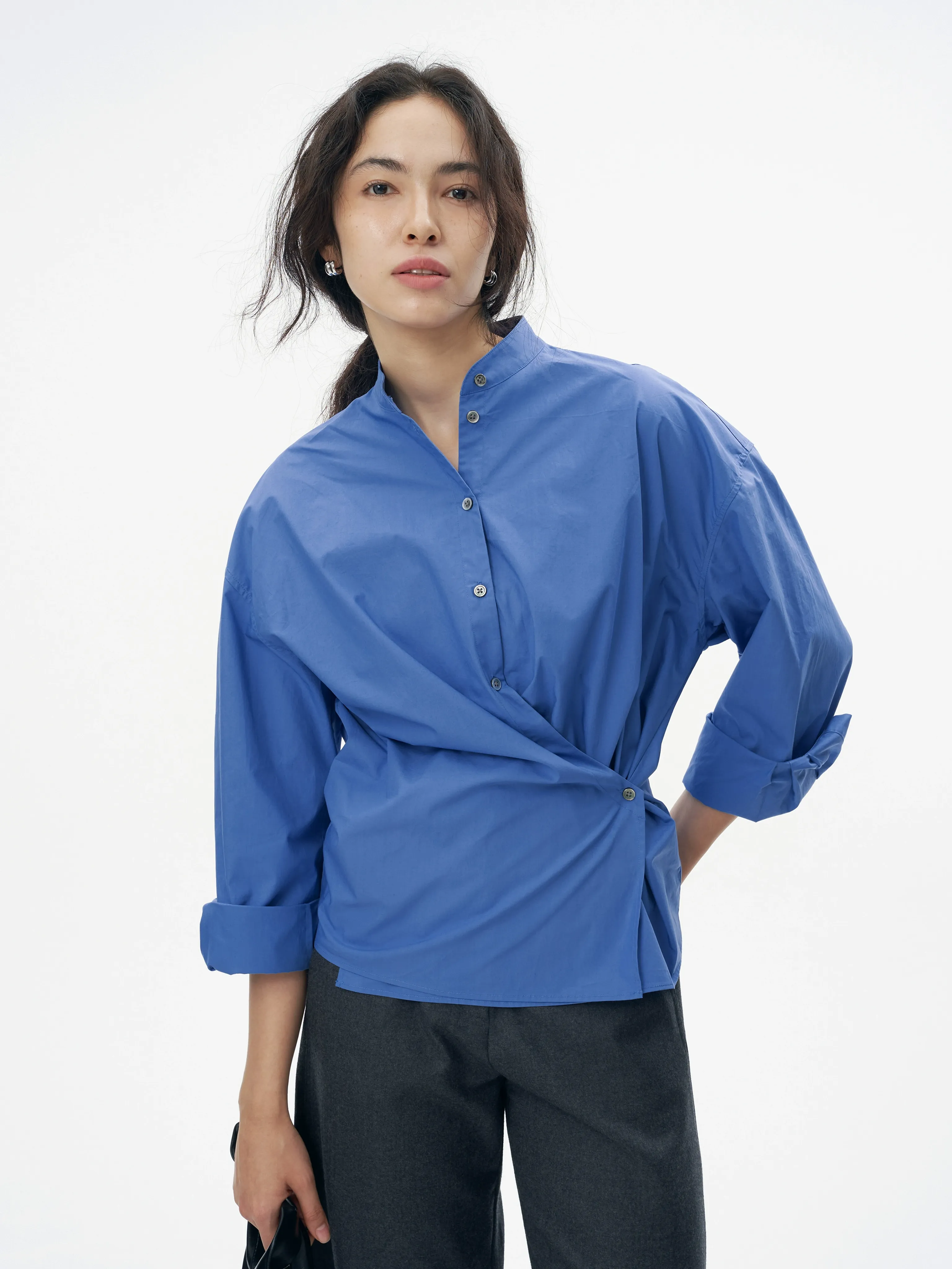 Wrap-Style Long Sleeve Shirt - Image 6