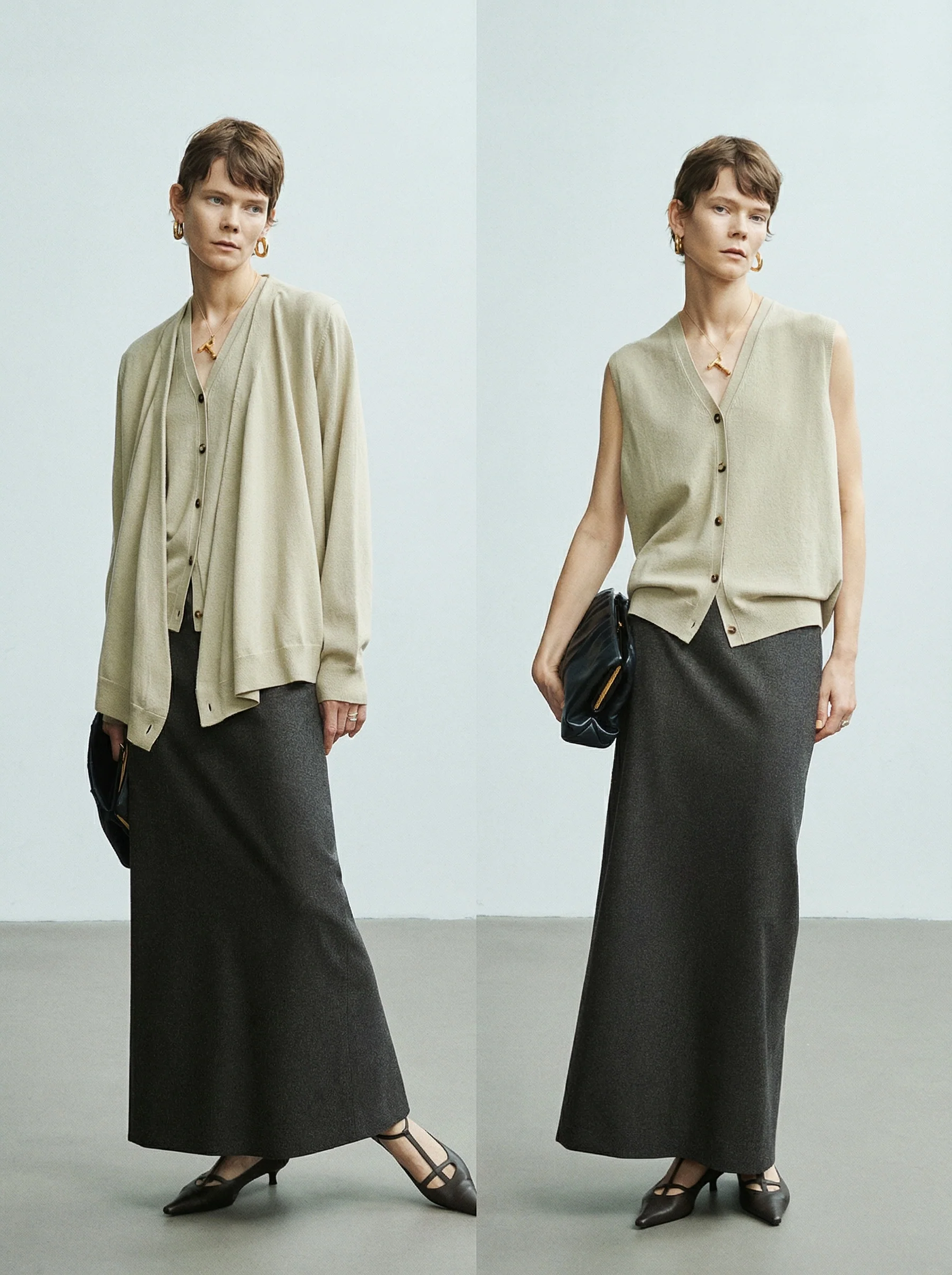 Wrap Vest & Cardigan Set - Image 6