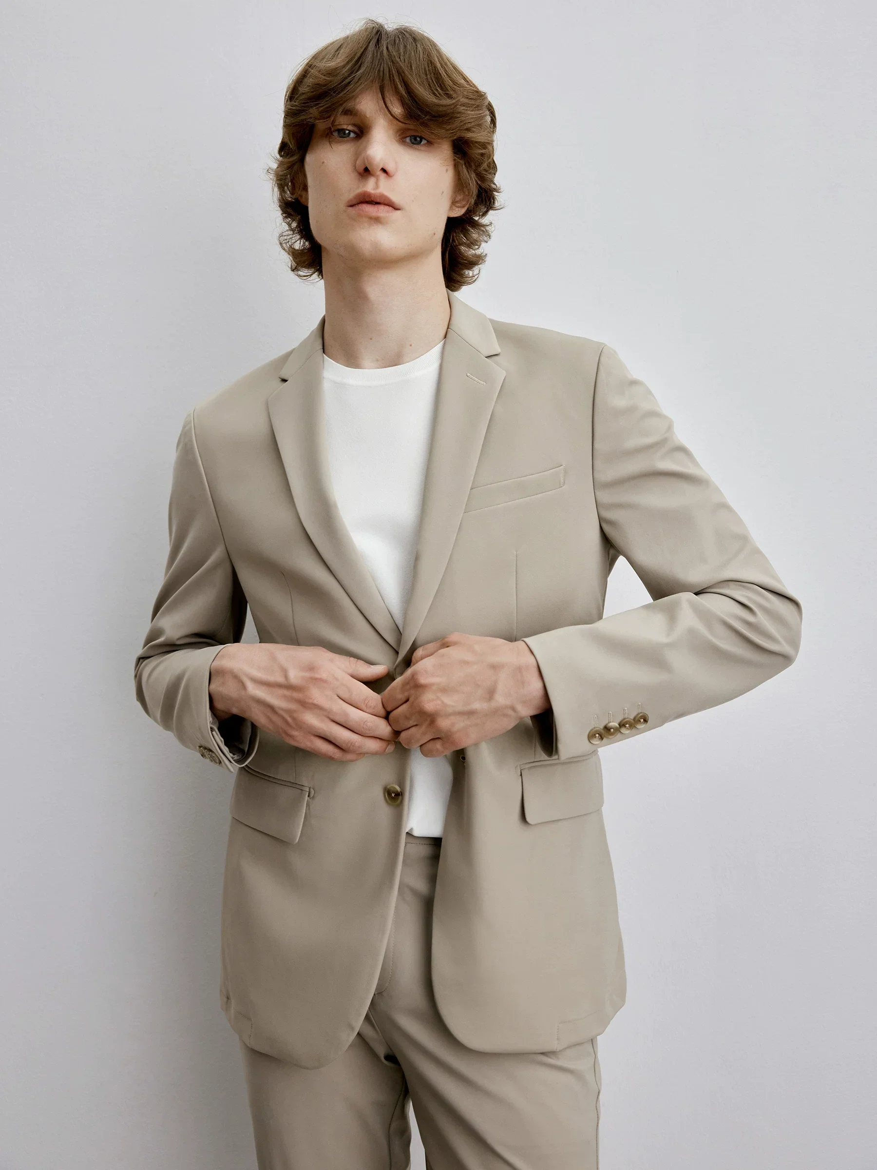 Wrinkle-Resistant Stretch Suit Jacket