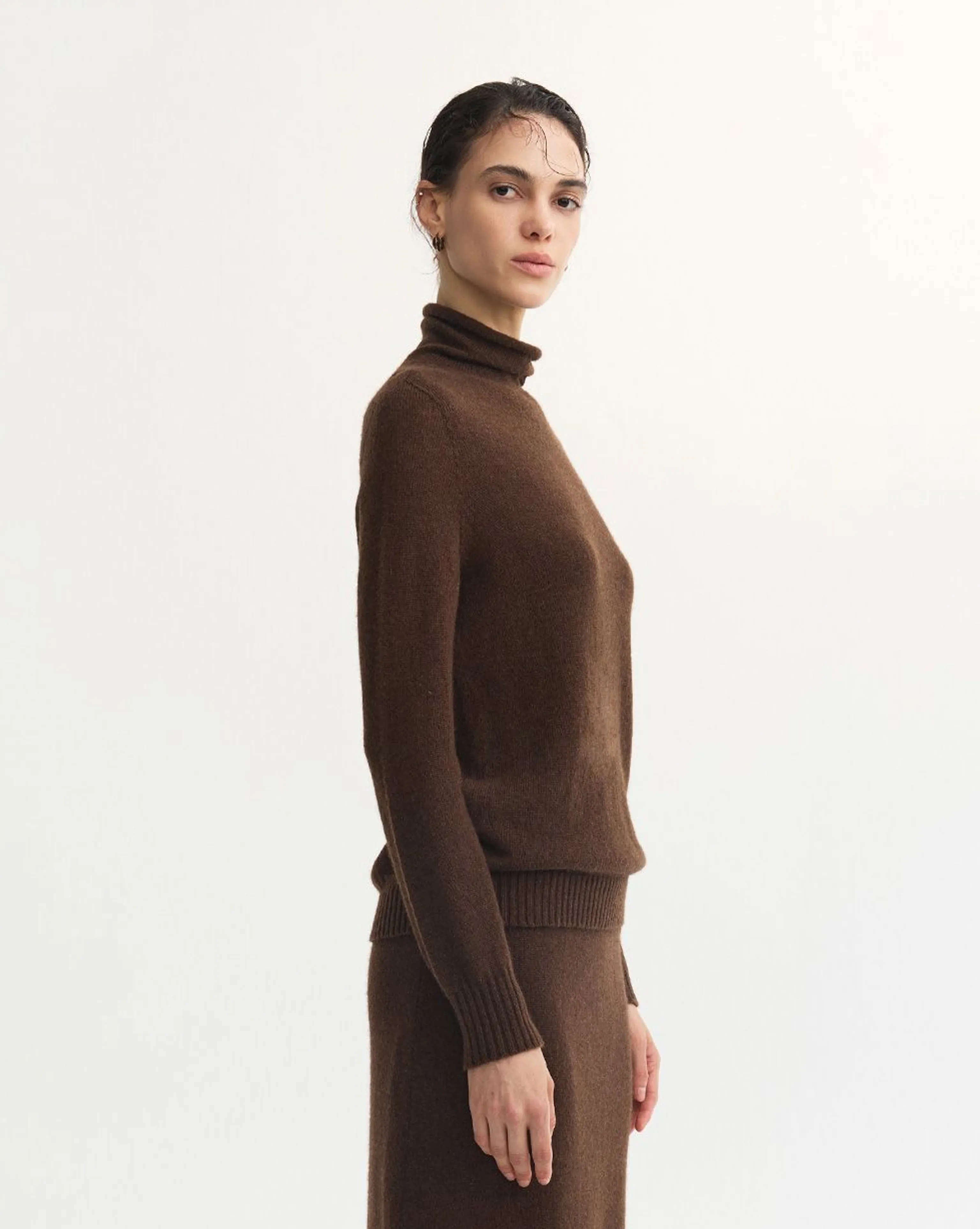 Yak Wool High-Neck Sweater - Image 2
