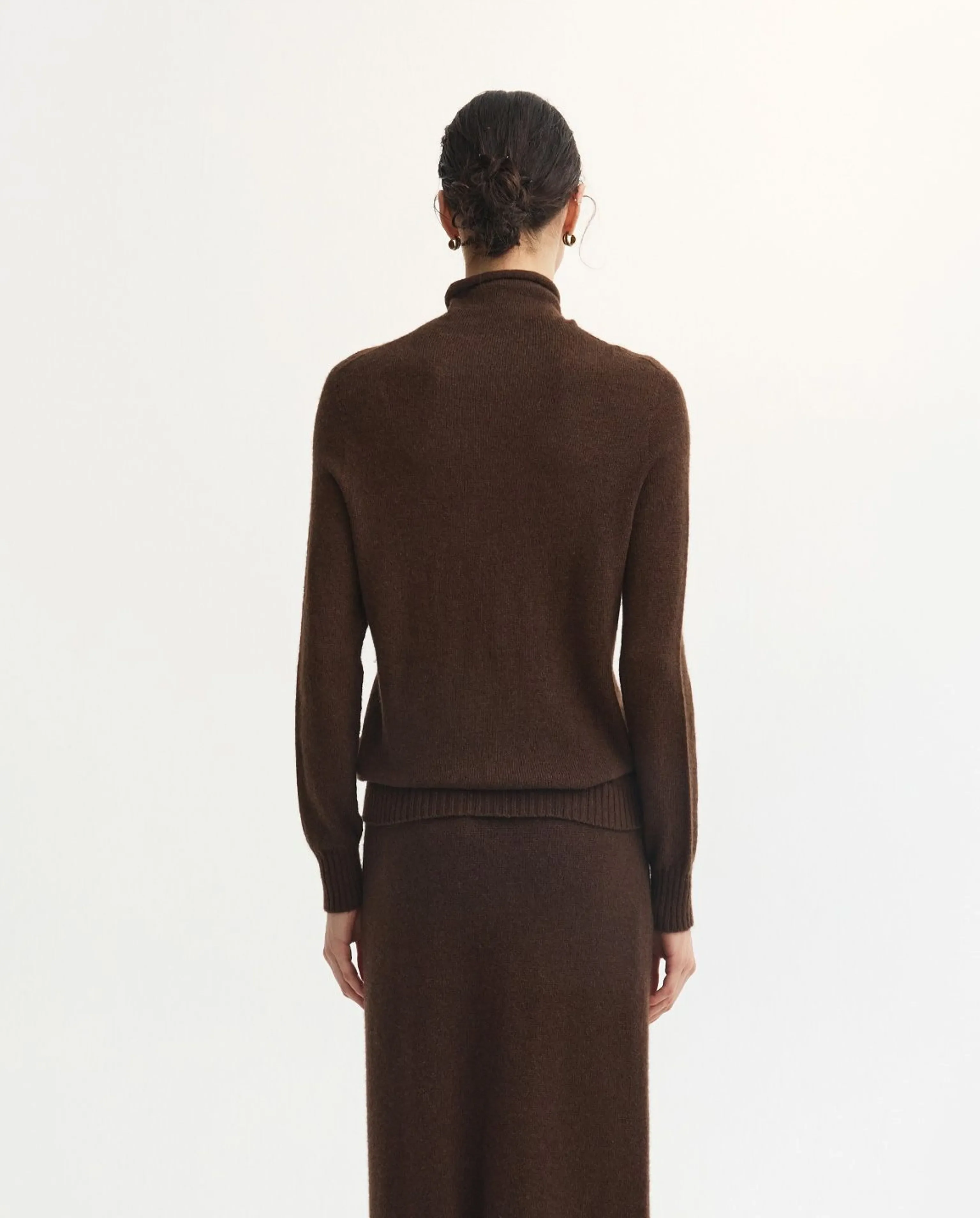 Yak Wool High-Neck Sweater - Image 4