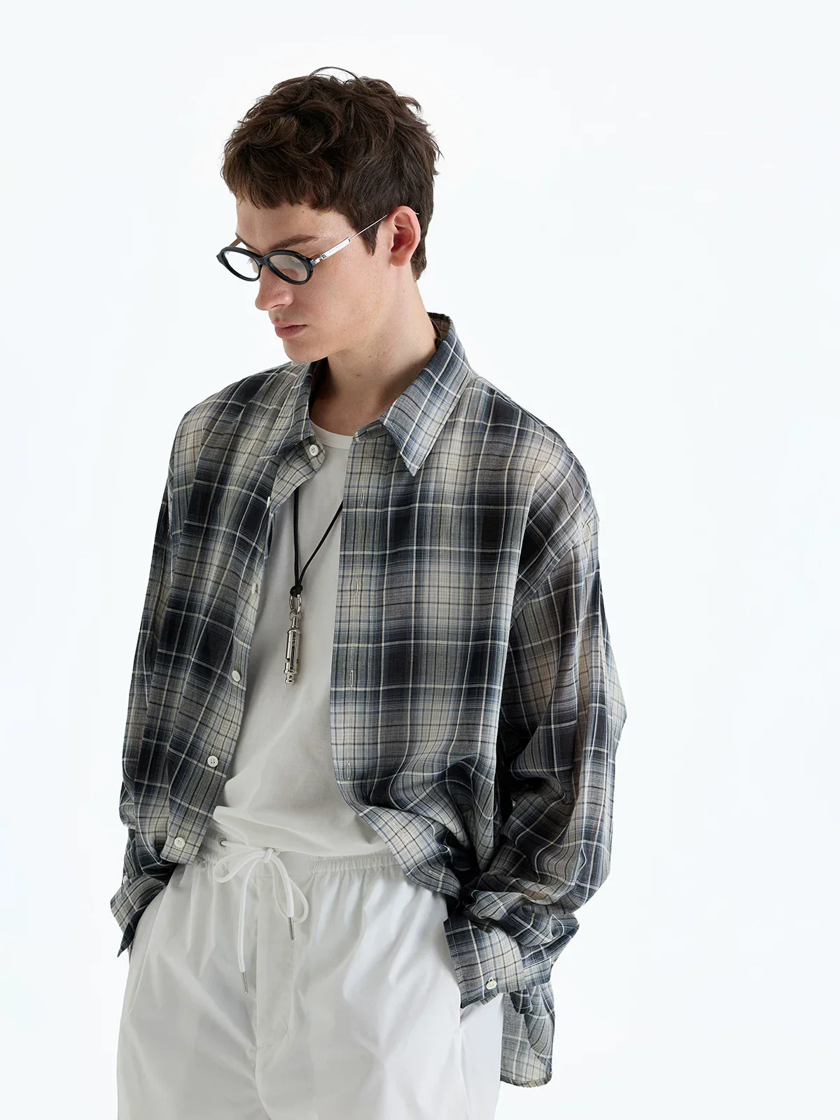 Yarn-Dyed Plaid Cotton Shirt - Image 2