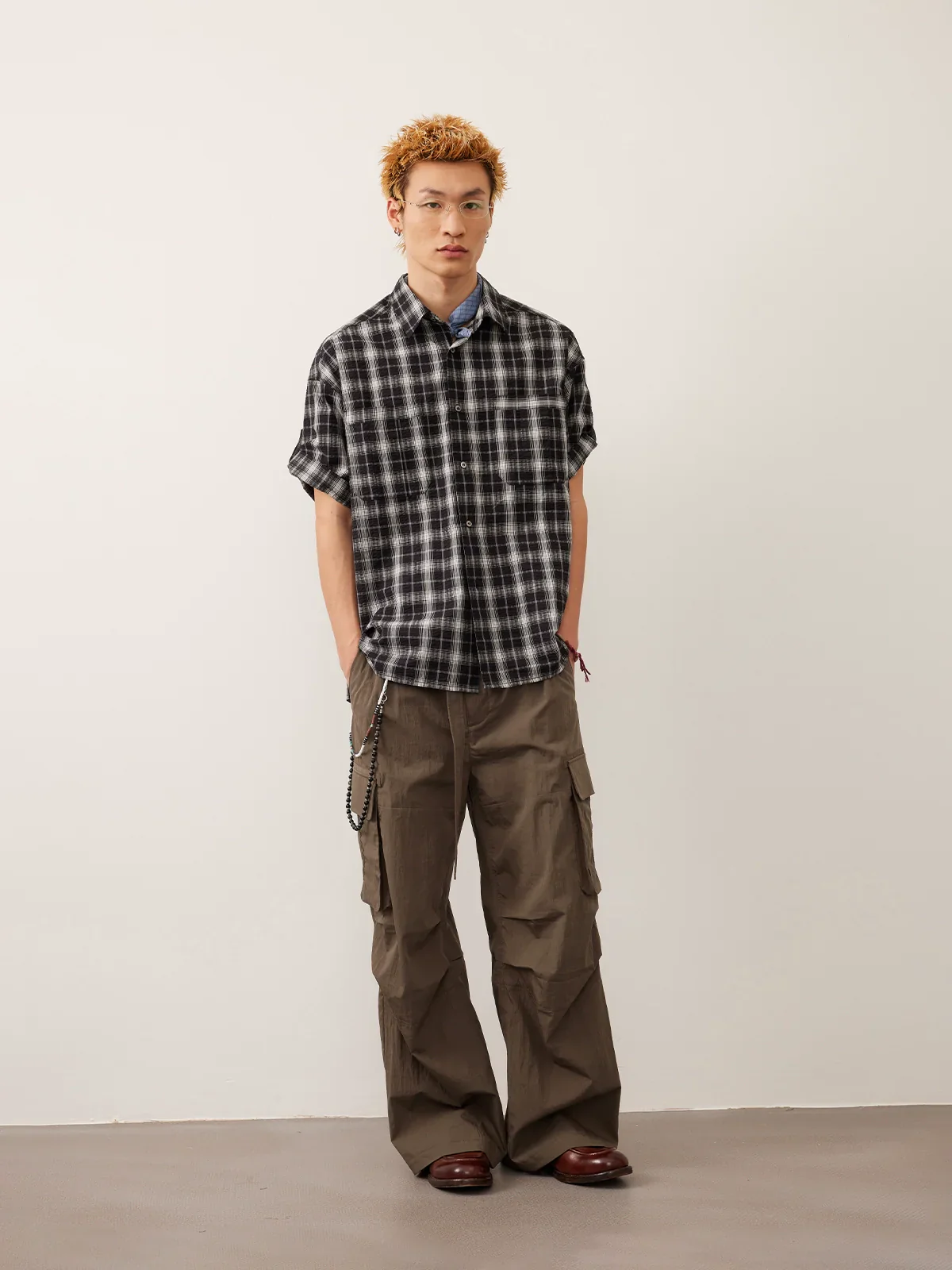 Yarn-dyed Seersucker Check Shirt - Image 3