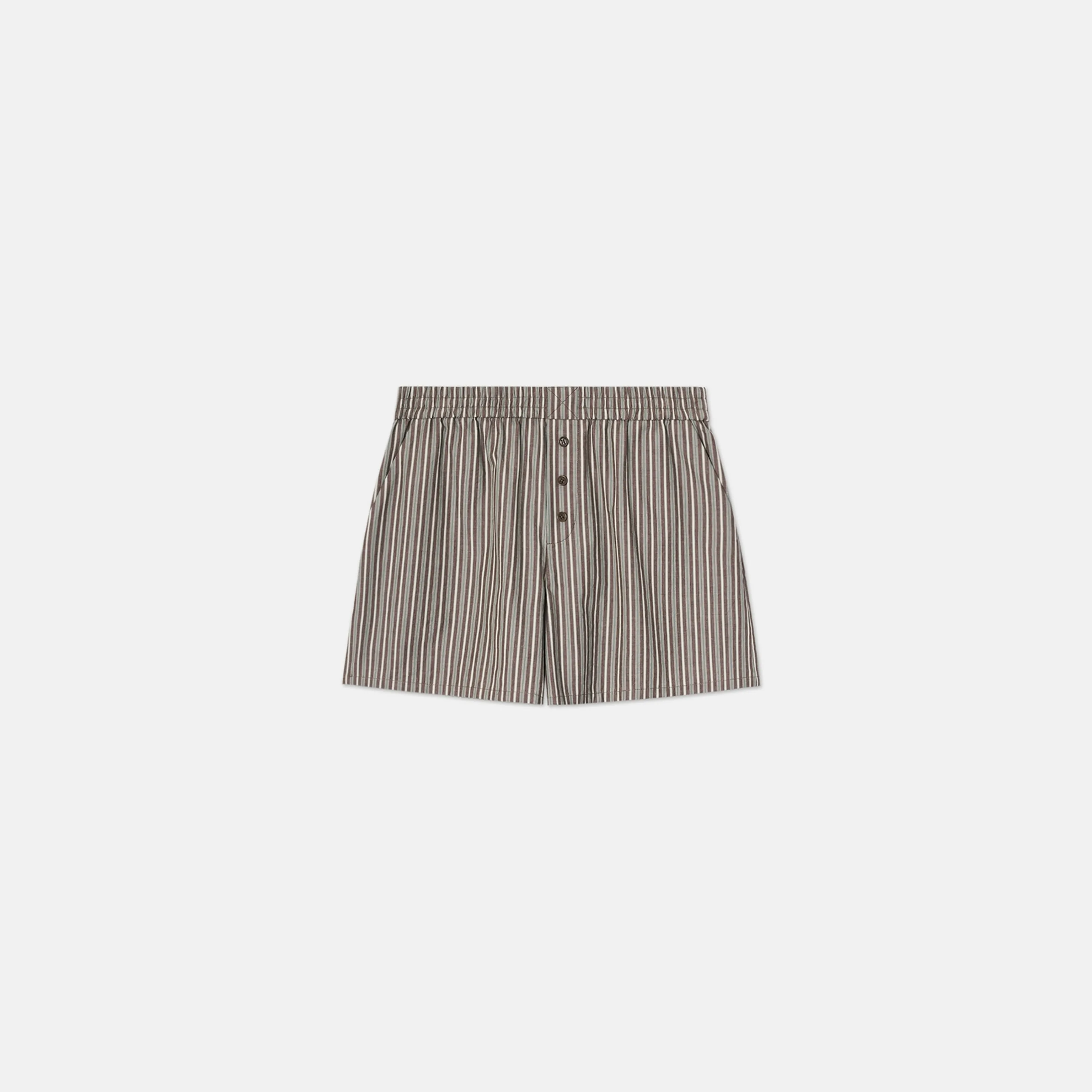 Yarn-Dyed Stripe Shirt & Shorts Set - Image 6