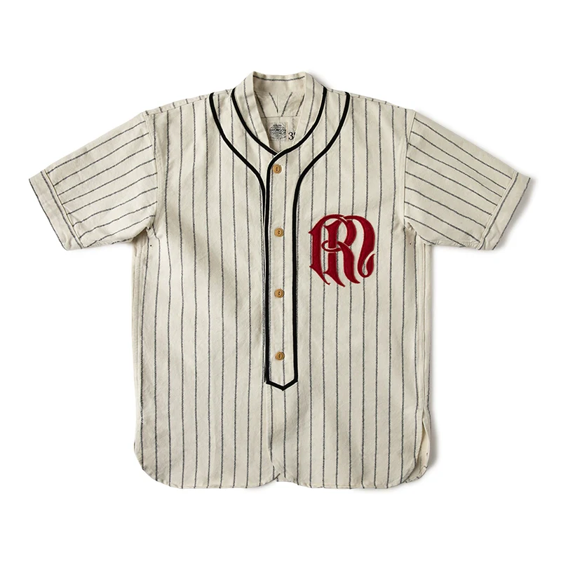 Yarn-Dyed Striped Baseball Shirt - Image 7