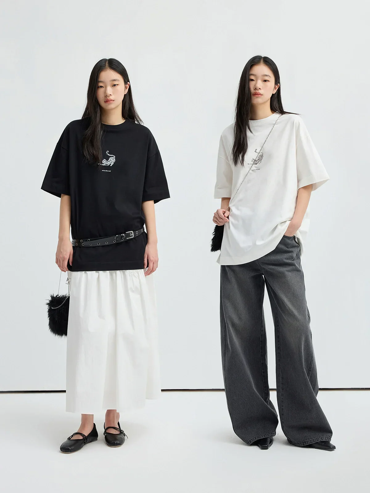 Zebra Cat Cotton Oversized Tee - Image 2