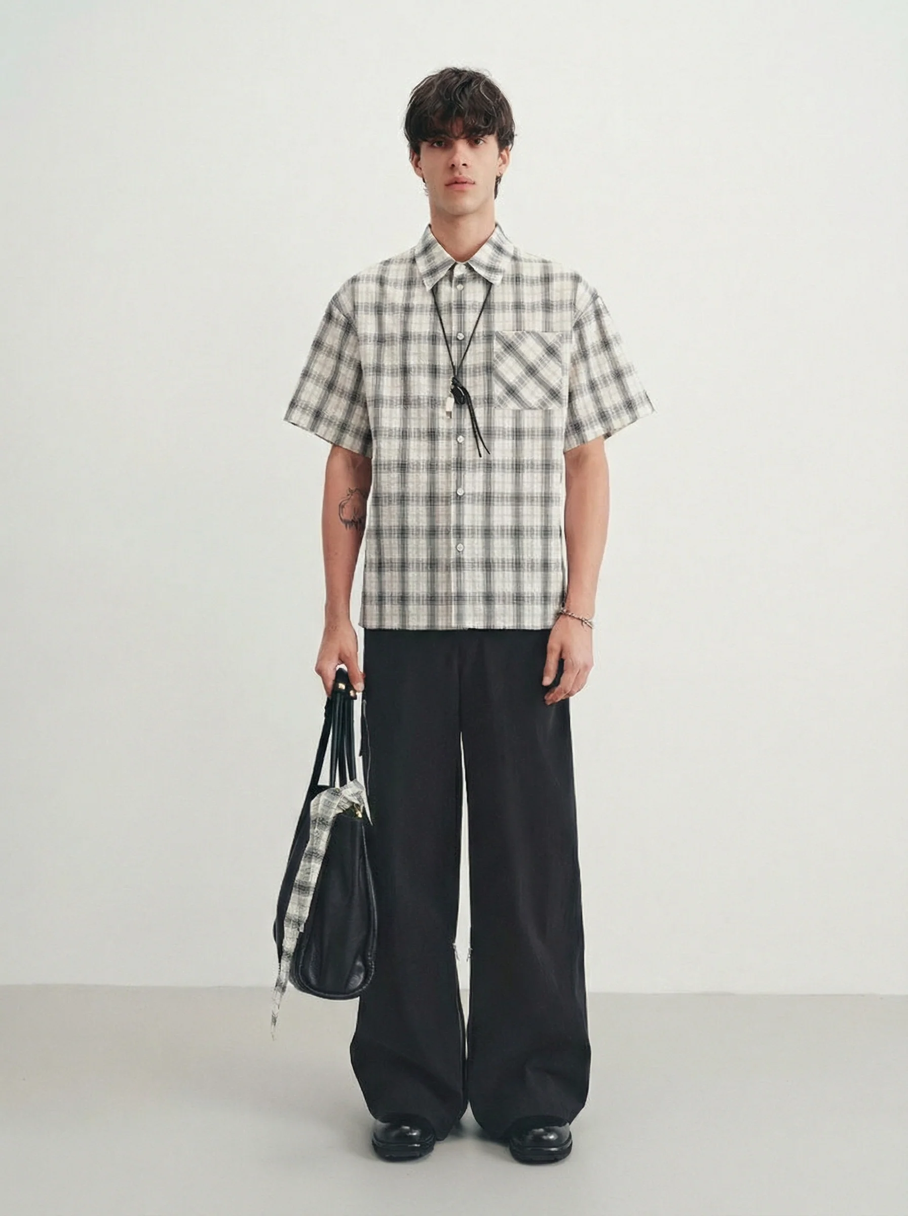 Zip Vent Wide-Leg Pants